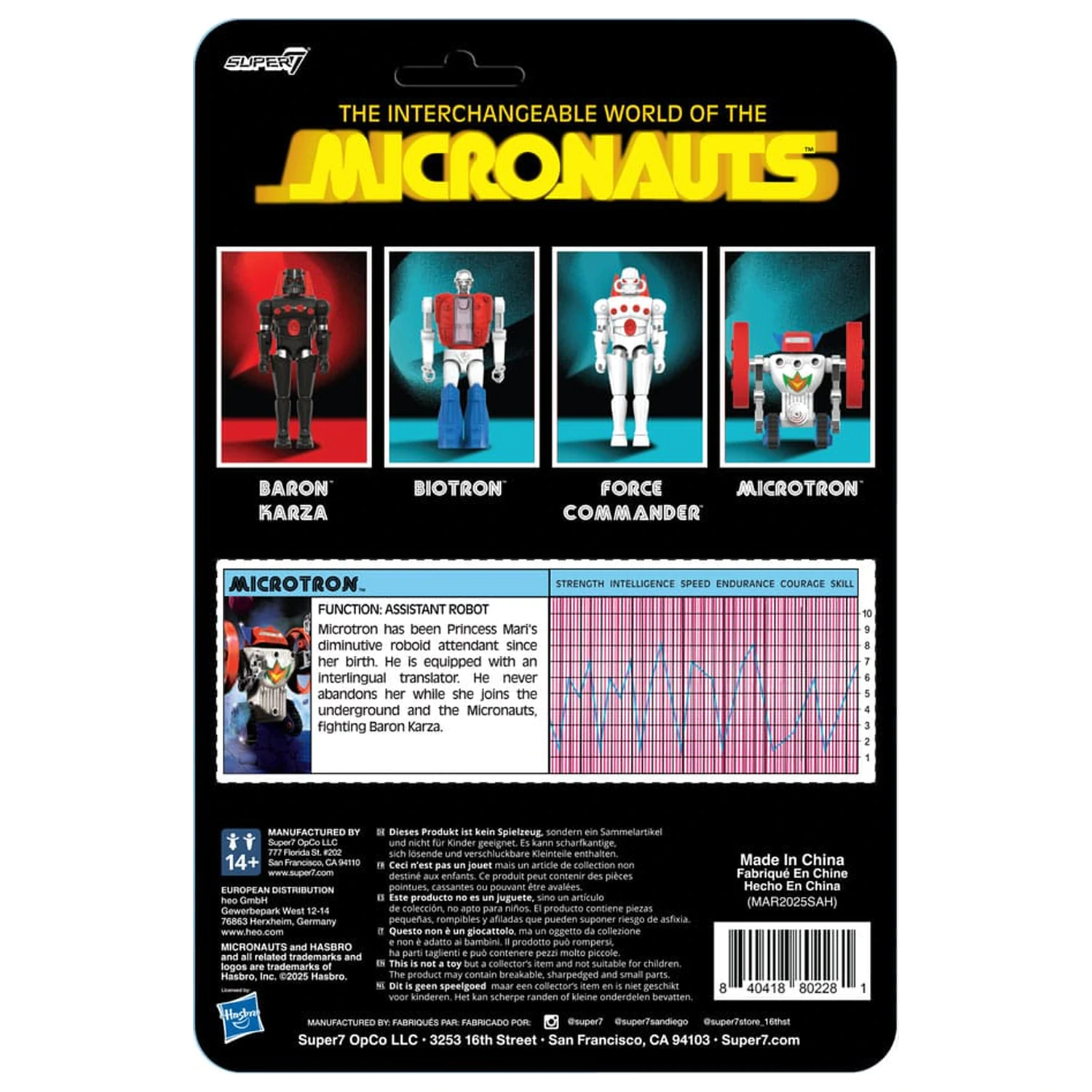 Micronauts ReAction+ Figura de actiune Microtron 9 cm poza produsului