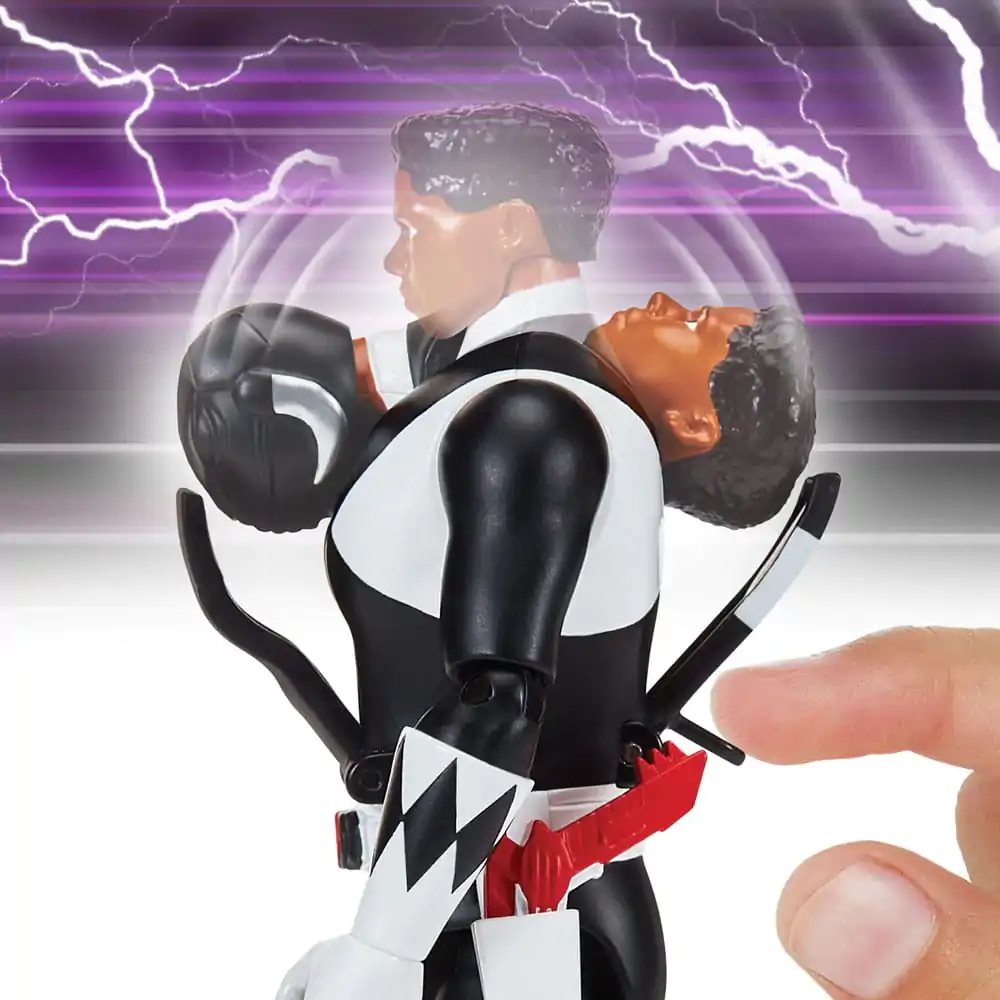 Mighty Morphin Power Rangers Action Figure Auto-Morphin Black Ranger 12 cm figurină de acțiune poza produsului