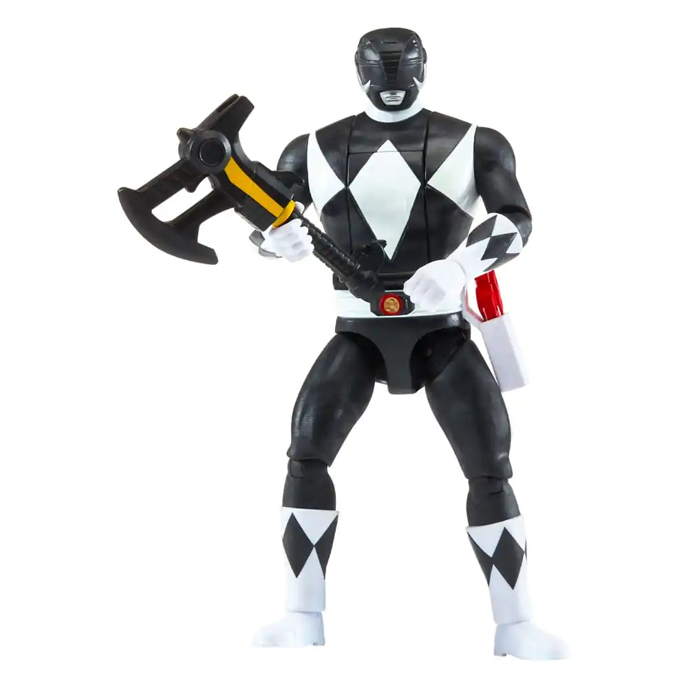 Mighty Morphin Power Rangers Action Figure Auto-Morphin Black Ranger 12 cm figurină de acțiune poza produsului