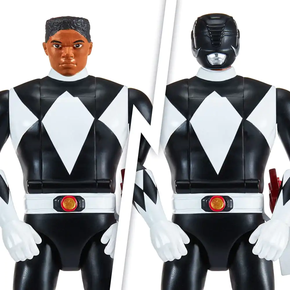 Mighty Morphin Power Rangers Action Figure Auto-Morphin Black Ranger 12 cm figurină de acțiune poza produsului