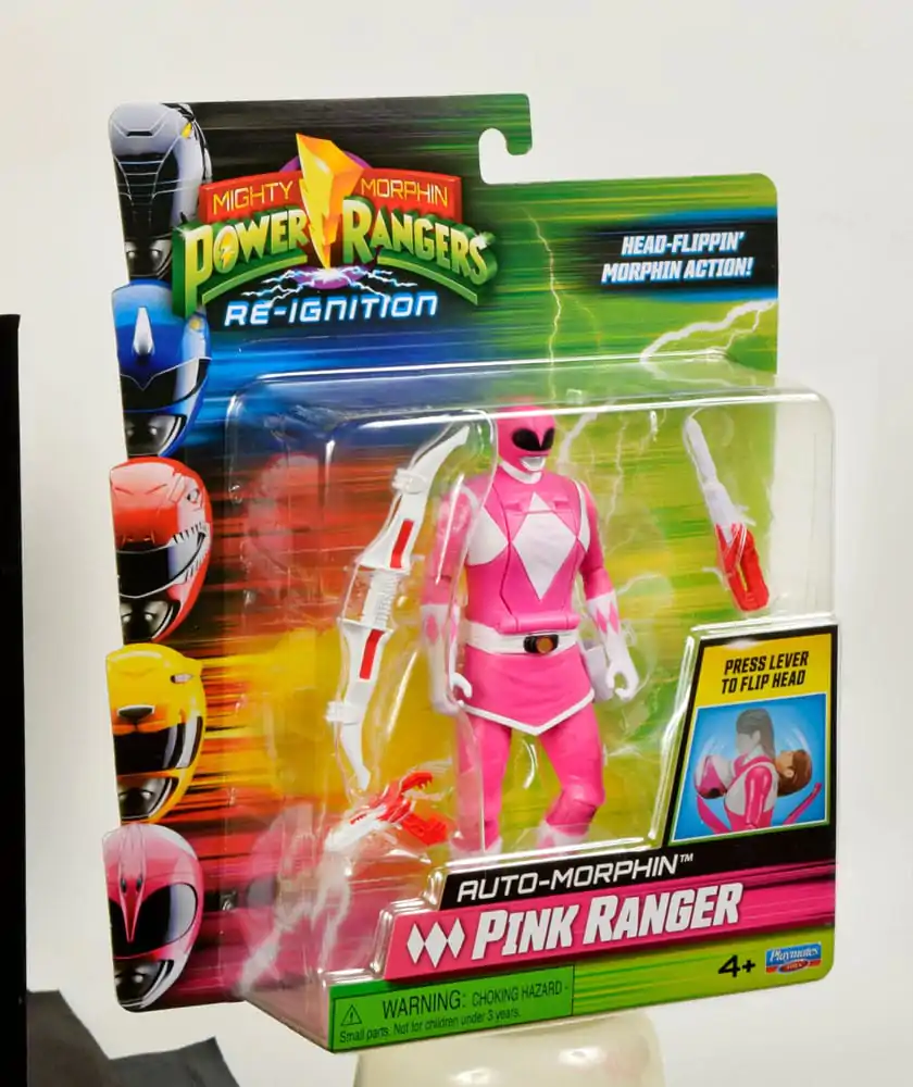 Mighty Morphin Power Rangers Action Figure Auto-Morphin Pink Ranger 12 cm figurină de acțiune poza produsului