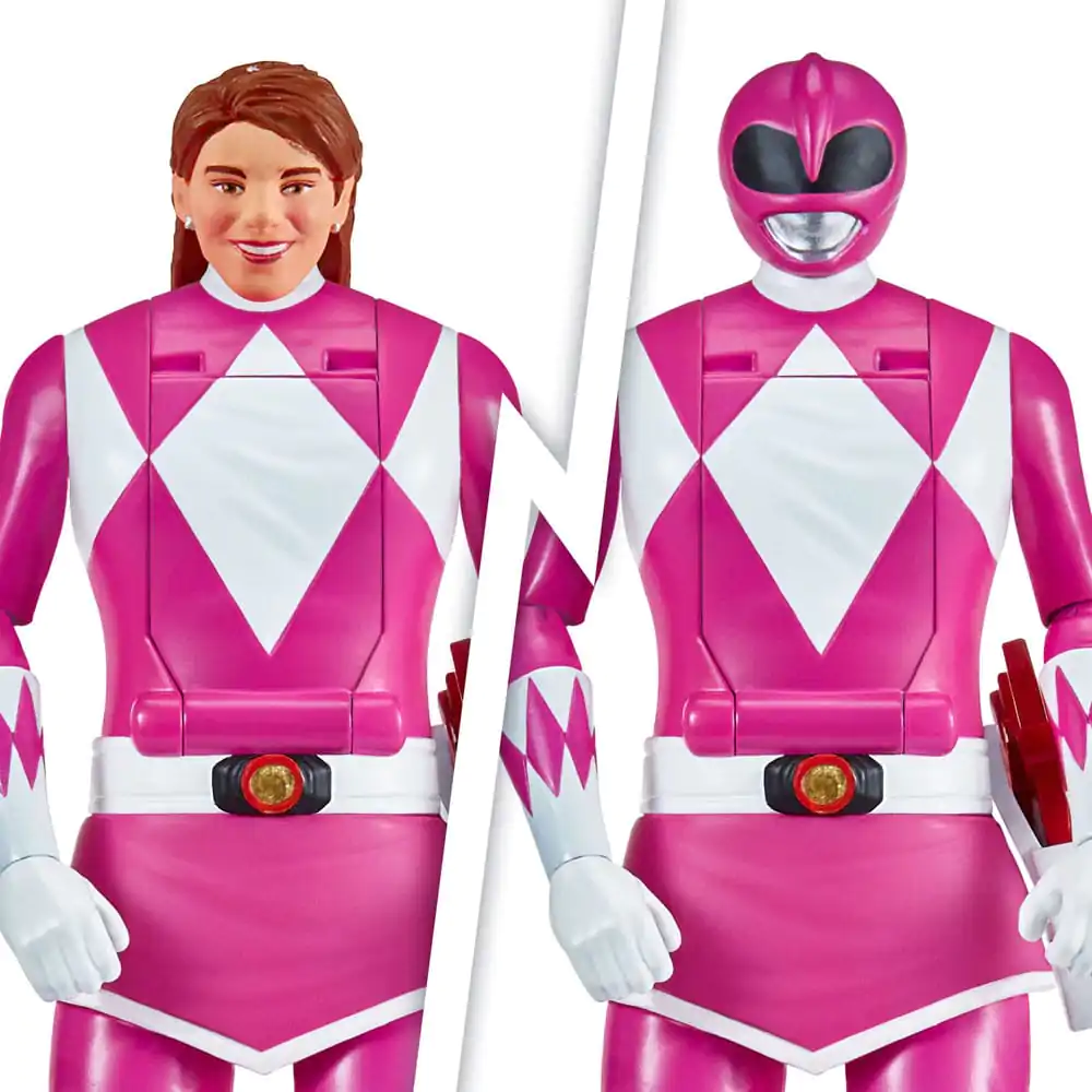 Mighty Morphin Power Rangers Action Figure Auto-Morphin Pink Ranger 12 cm figurină de acțiune poza produsului