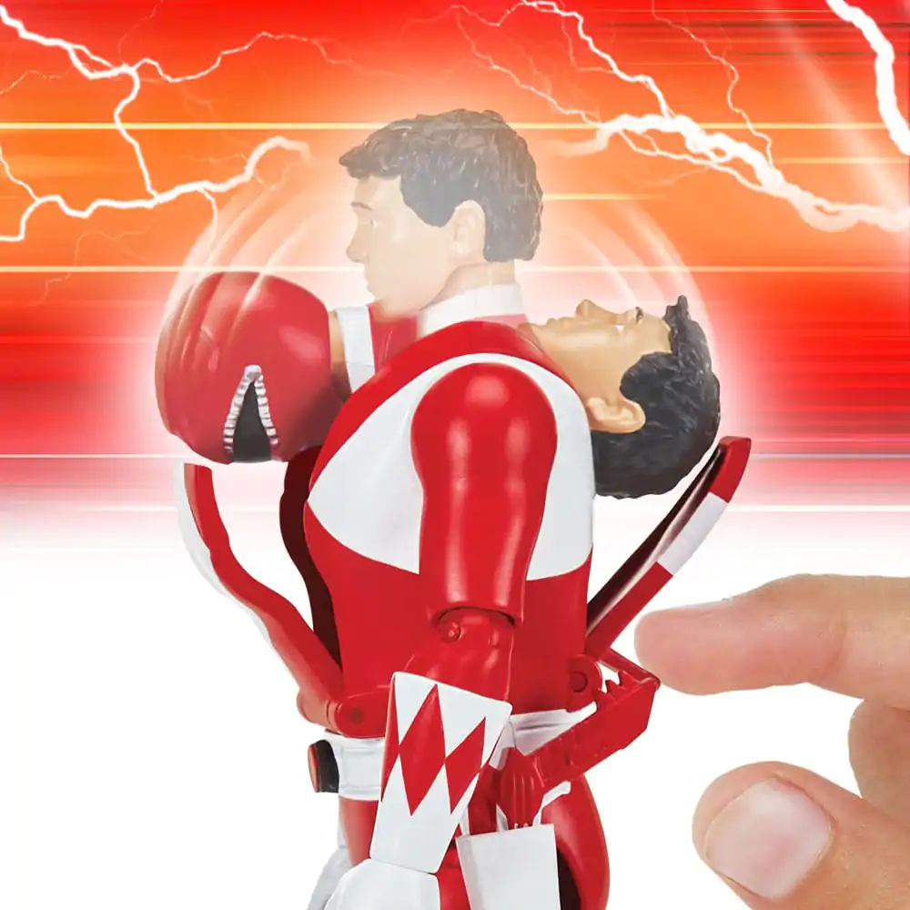 Mighty Morphin Power Rangers Action Figure Auto-Morphin Red Ranger 12 cm figurină poza produsului