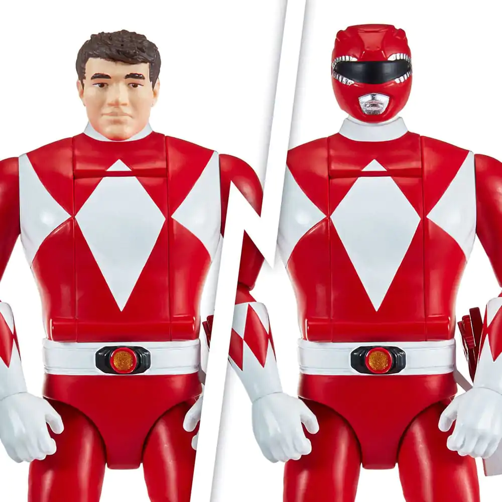 Mighty Morphin Power Rangers Action Figure Auto-Morphin Red Ranger 12 cm figurină poza produsului
