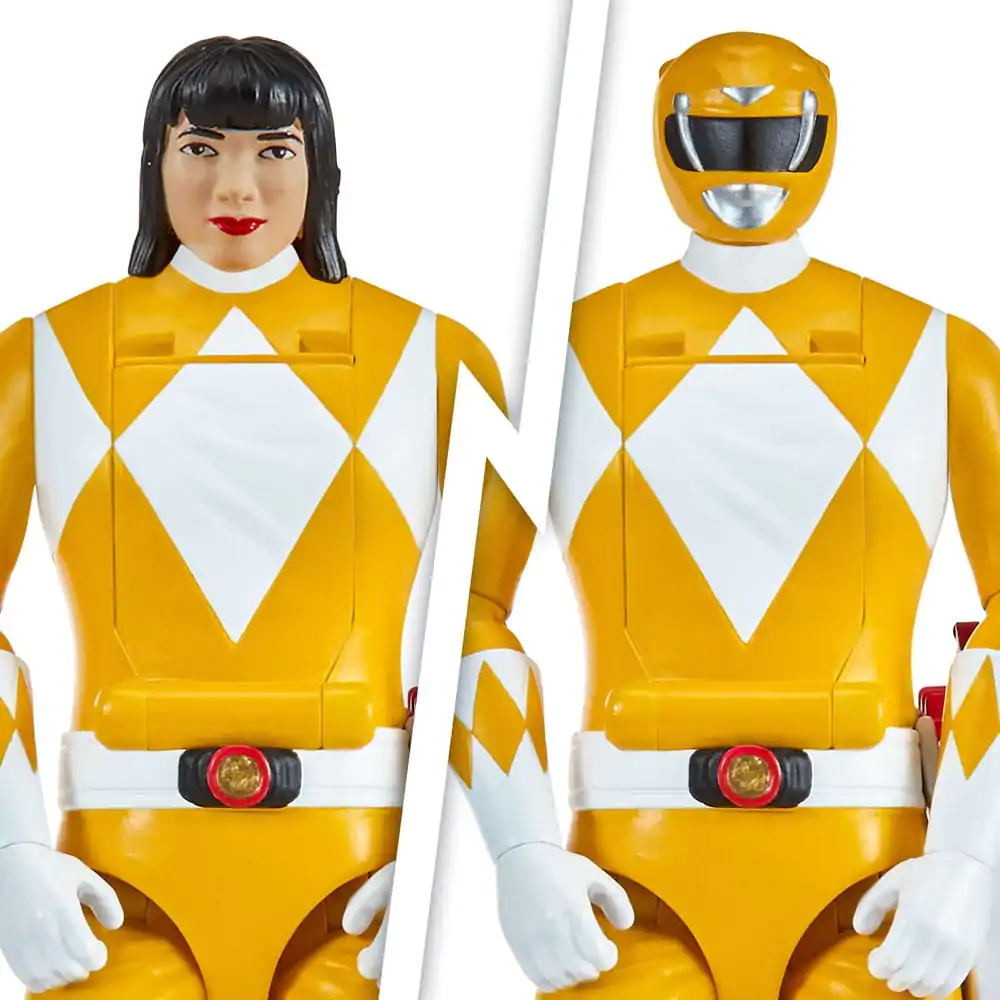 Mighty Morphin Power Rangers Figurina de acțiune Auto-Morphin Yellow Ranger 12 cm poza produsului