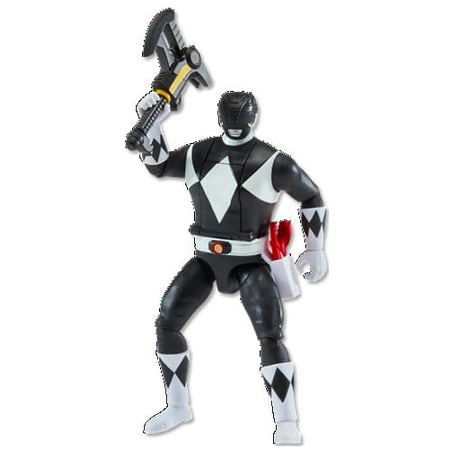 Mighty Morphin Power Rangers Season 2 Auto-Morphin Action Figure Black Ranger poza produsului