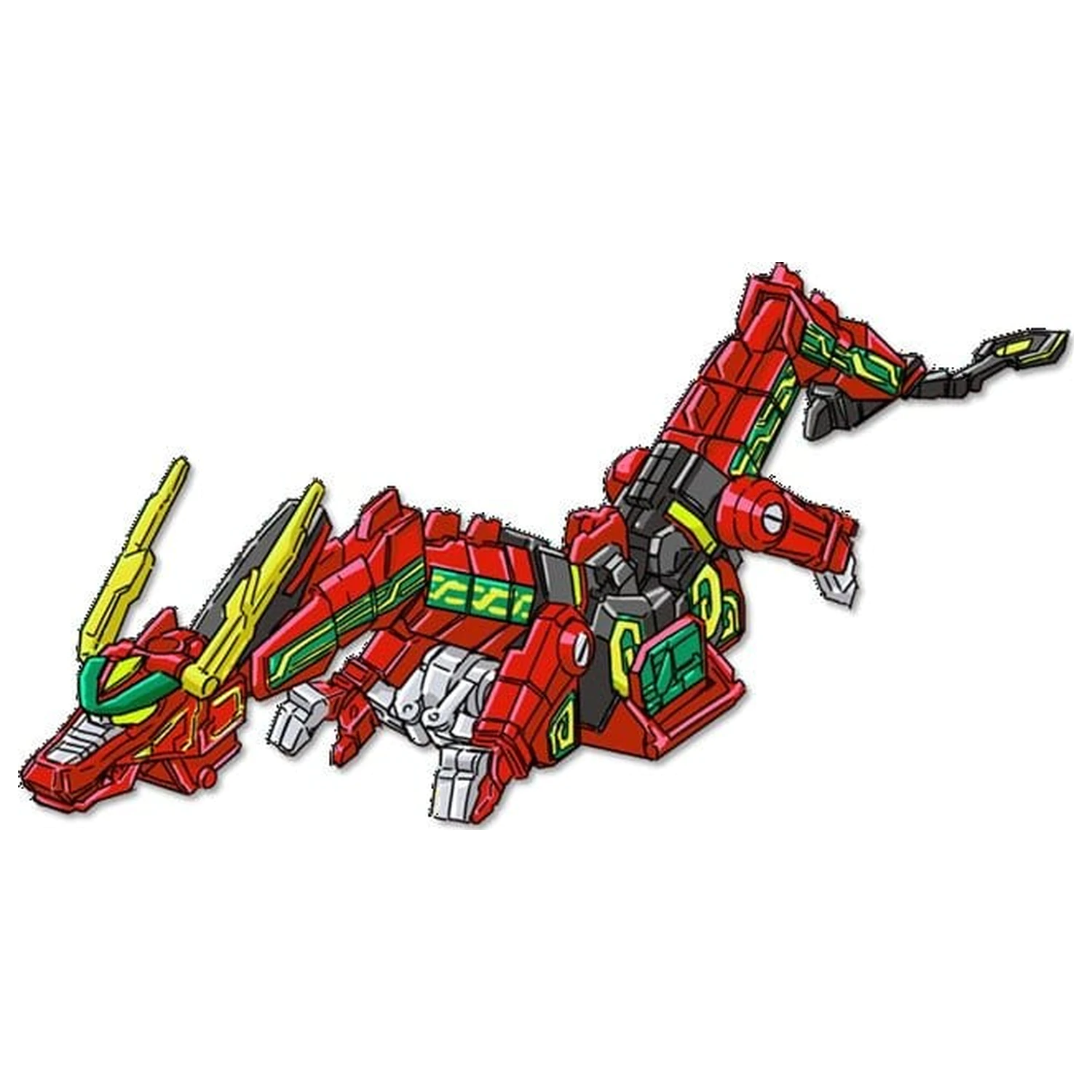 Mighty Morphin Power Rangers Thunderzord figurina de actiune Red Dragon poza produsului