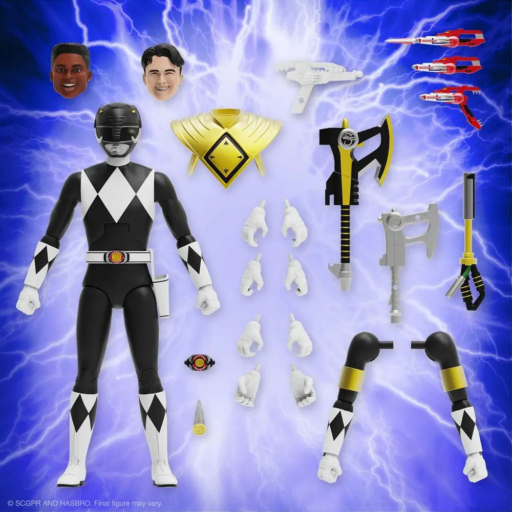 Mighty Morphin Power Rangers Ultimates Figurina de acțiune Black Ranger 18 cm poza produsului