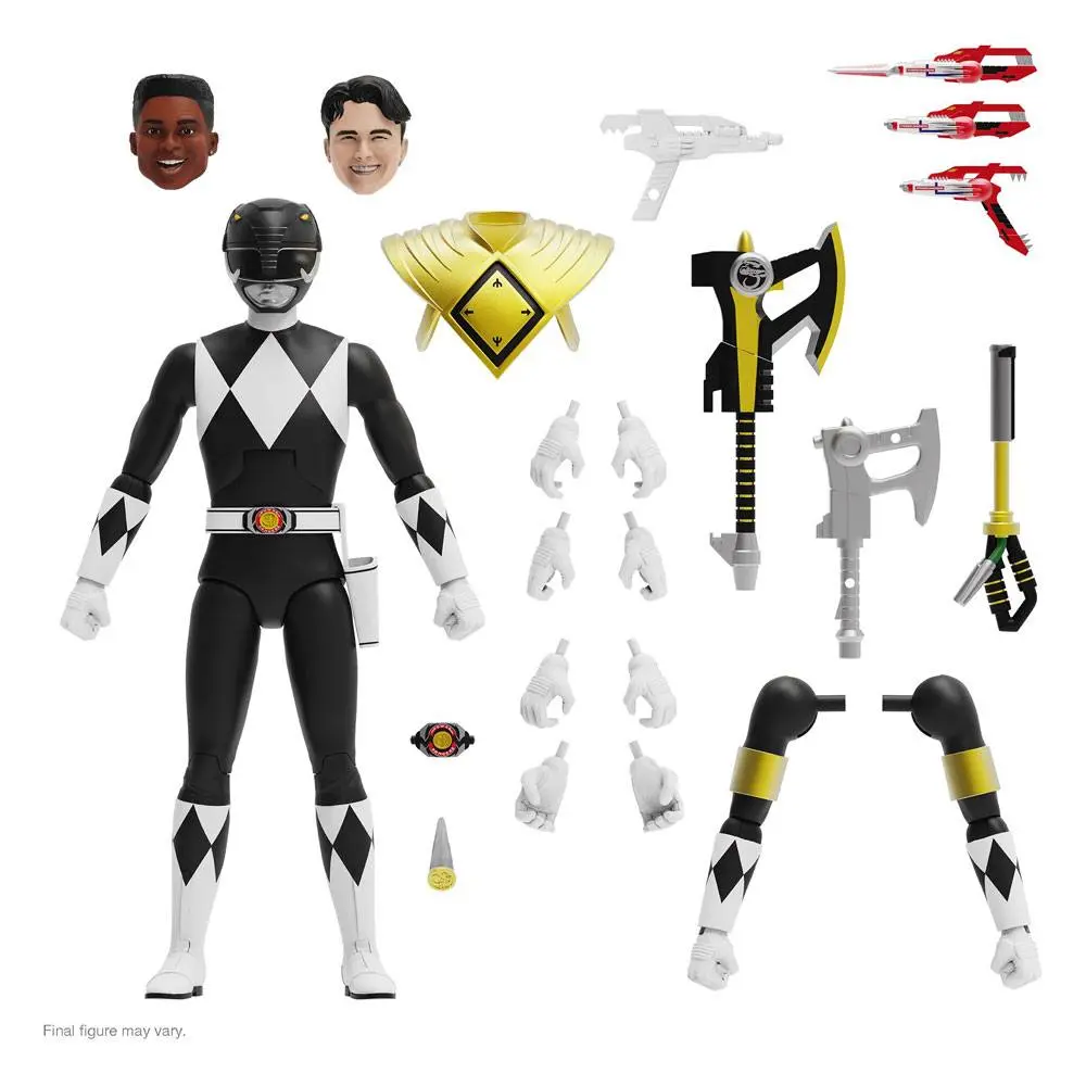 Mighty Morphin Power Rangers Ultimates Figurina de acțiune Black Ranger 18 cm poza produsului