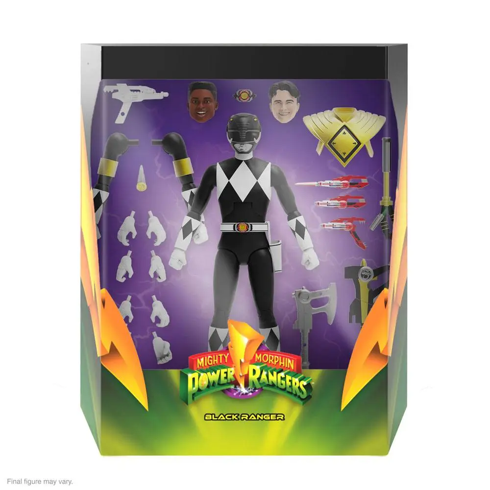 Mighty Morphin Power Rangers Ultimates Figurina de acțiune Black Ranger 18 cm poza produsului