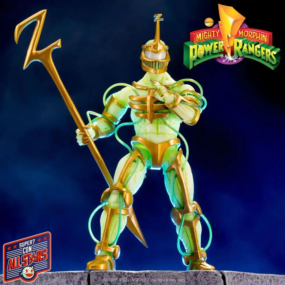 Figurină de acțiune Mighty Morphin Power Rangers Ultimates! Lord Zedd Imperial Gold Glow 18 cm poza produsului