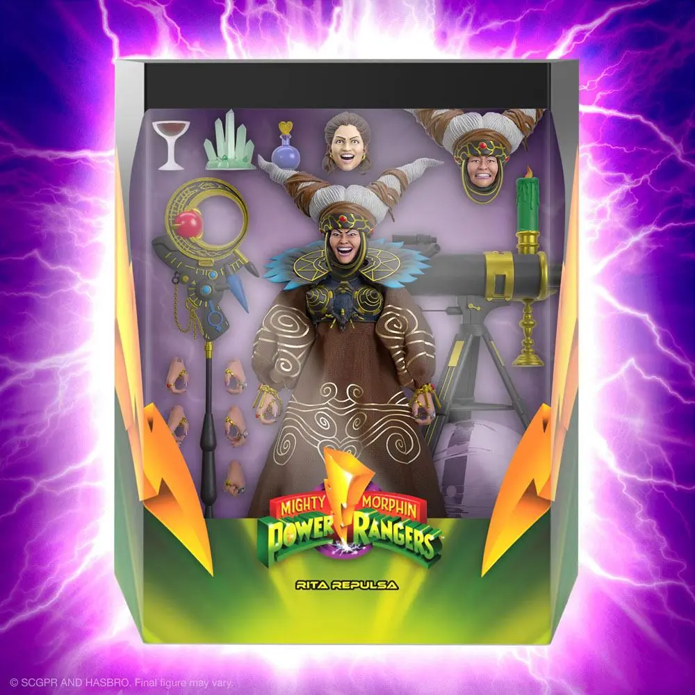 Mighty Morphin Power Rangers Ultimates Figurina de Acțiune Rita Repulsa 18 cm poza produsului