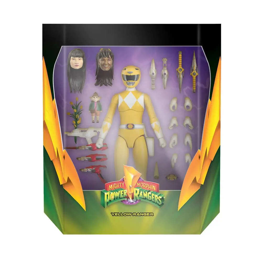 Mighty Morphin Power Rangers Ultimates figurină de acțiune Yellow Ranger 18 cm poza produsului