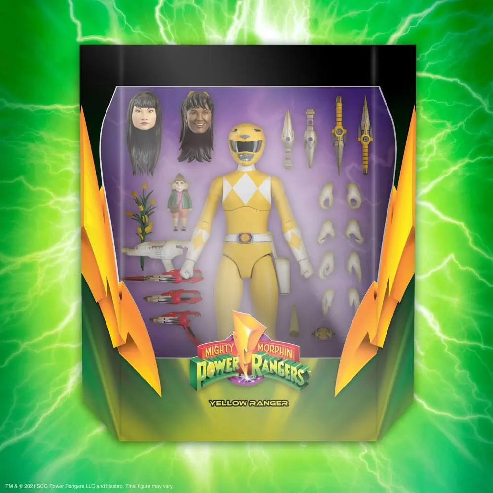 Mighty Morphin Power Rangers Ultimates figurină de acțiune Yellow Ranger 18 cm poza produsului