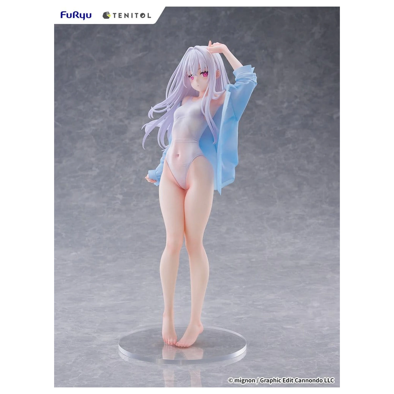 Mignon Works Tenitol Tall PVC Figurina Shiro Costum de baie Ver. 30 cm poza produsului