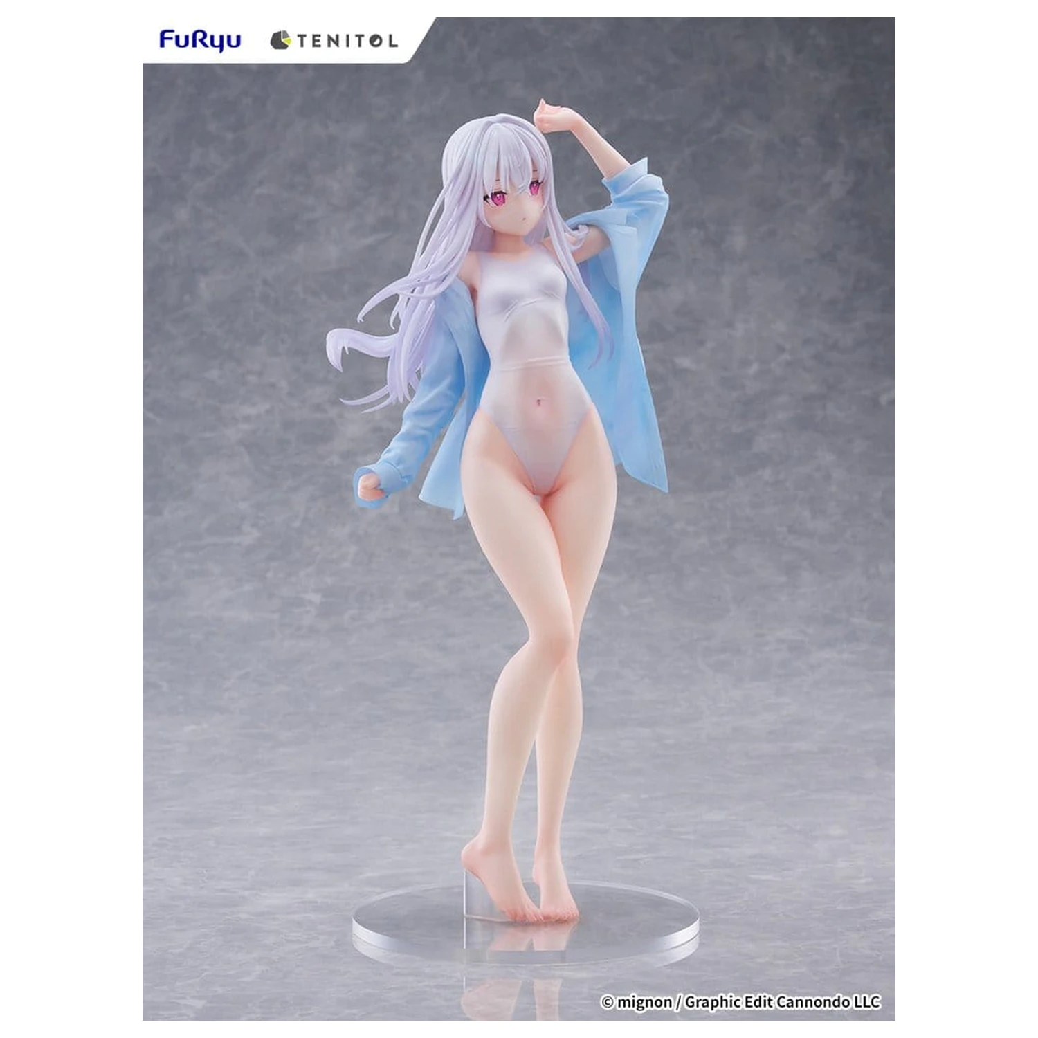 Mignon Works Tenitol Tall PVC Figurina Shiro Costum de baie Ver. 30 cm poza produsului