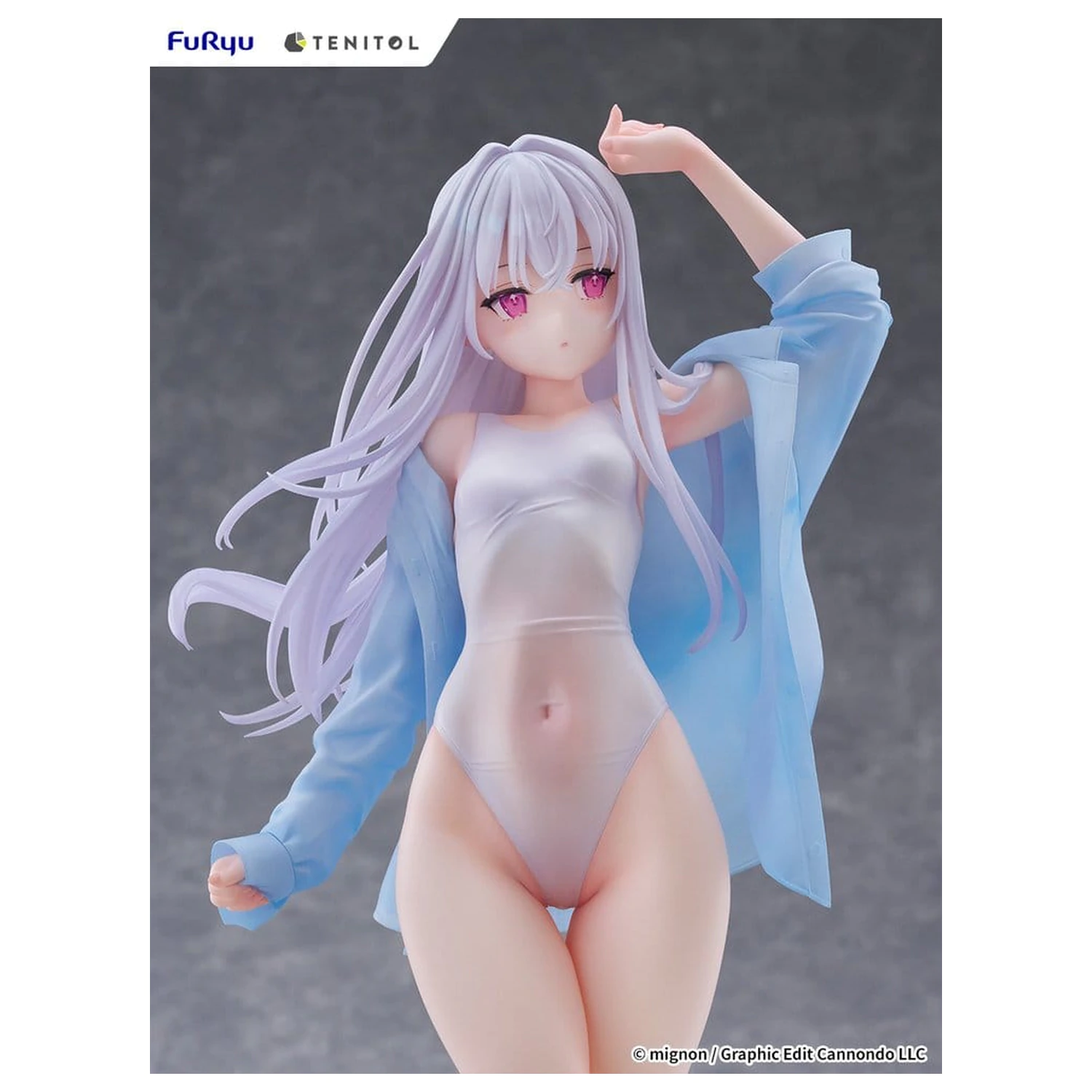 Mignon Works Tenitol Tall PVC Figurina Shiro Costum de baie Ver. 30 cm poza produsului