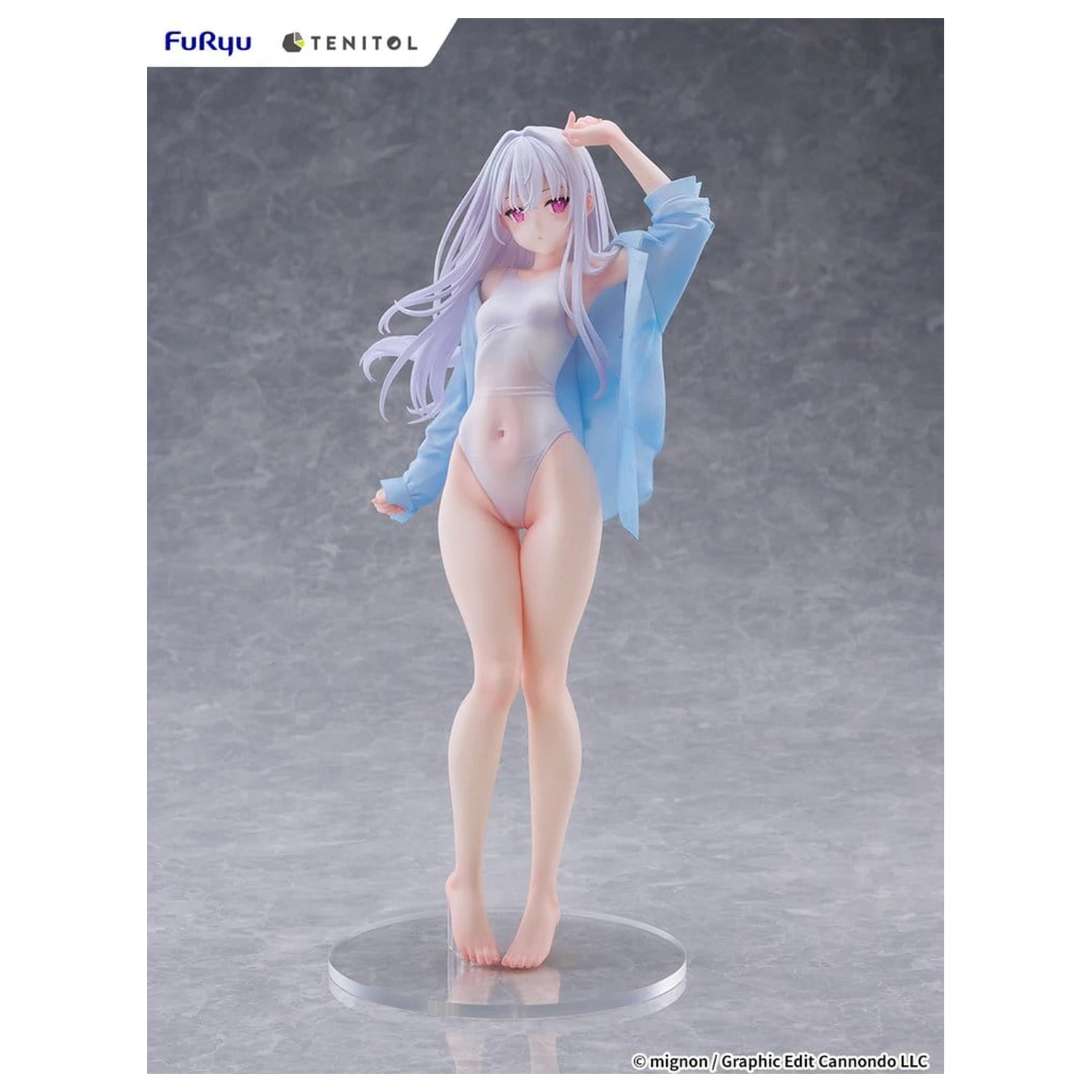 Mignon Works Tenitol Tall PVC Figurina Shiro Costum de baie Ver. 30 cm poza produsului