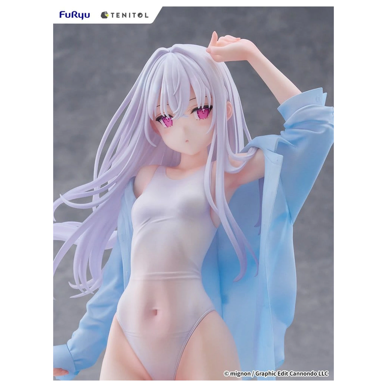 Mignon Works Tenitol Tall PVC Figurina Shiro Costum de baie Ver. 30 cm poza produsului