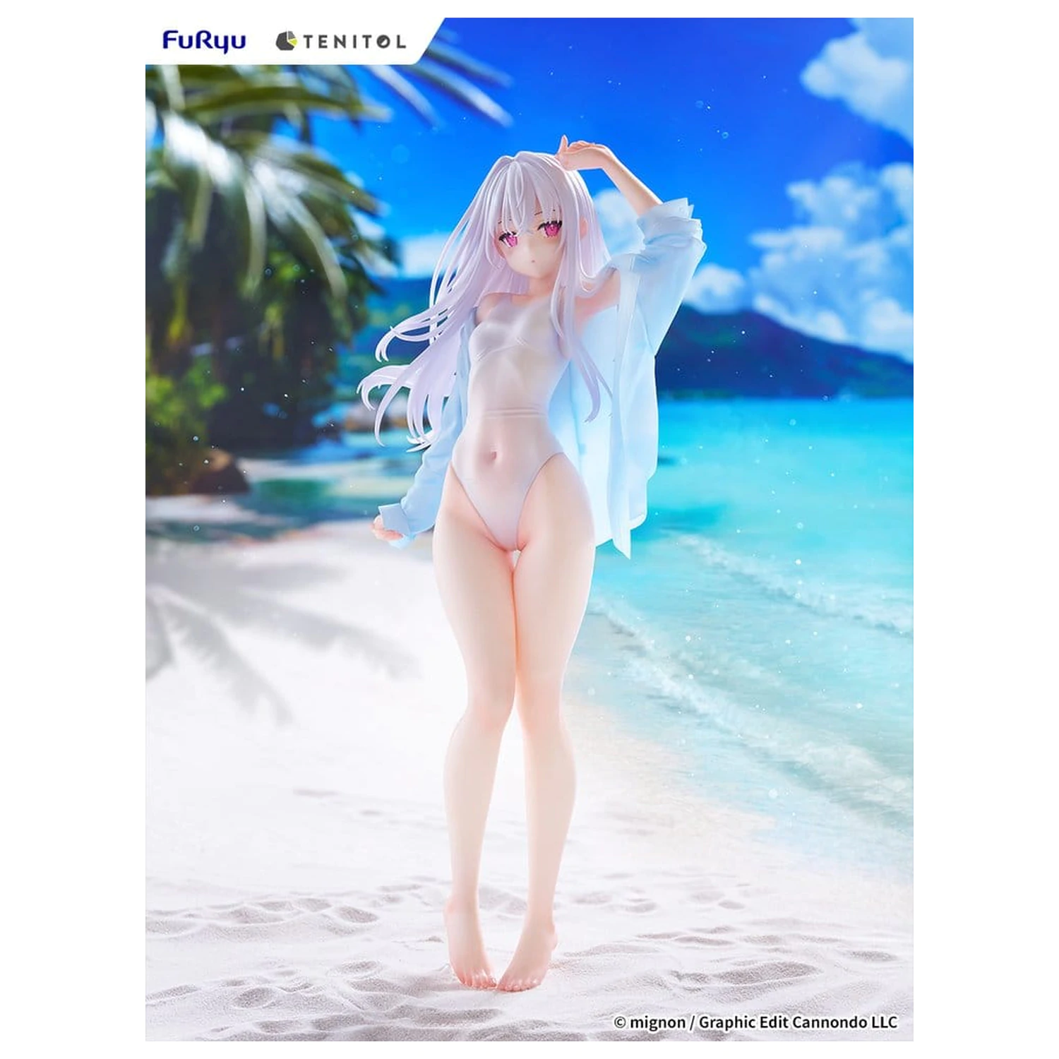 Mignon Works Tenitol Tall PVC Figurina Shiro Costum de baie Ver. 30 cm poza produsului