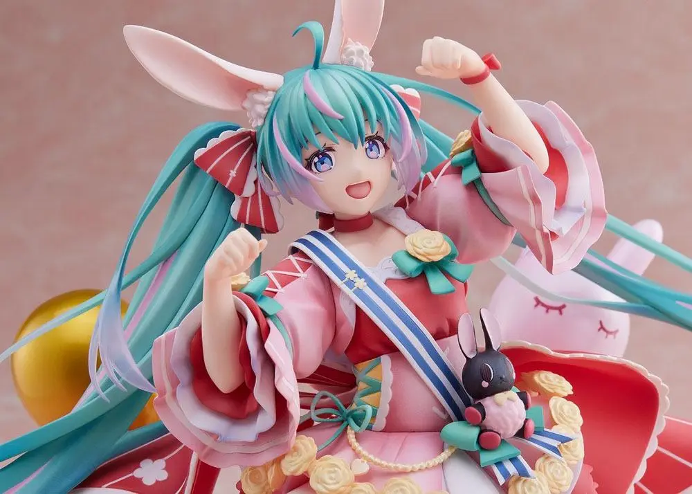 Miku Hatsune Statuie PVC 1/7 Miku Hatsune Birthday 2021 (Pretty Rabbit Ver.) de Spiritale 21 cm poza produsului