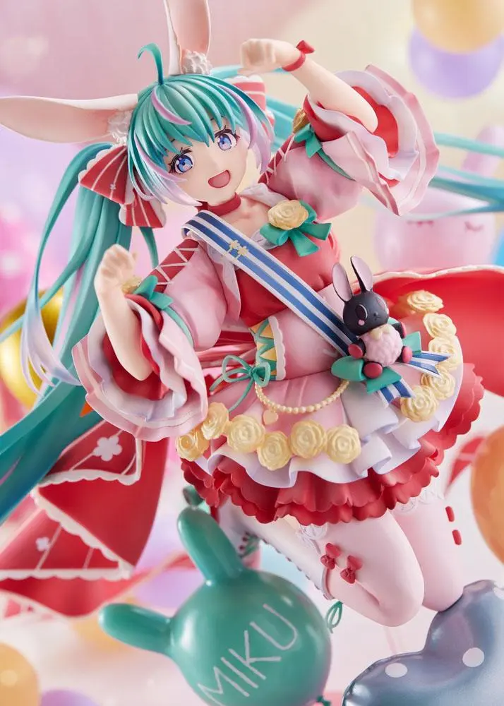 Miku Hatsune Statuie PVC 1/7 Miku Hatsune Birthday 2021 (Pretty Rabbit Ver.) de Spiritale 21 cm poza produsului