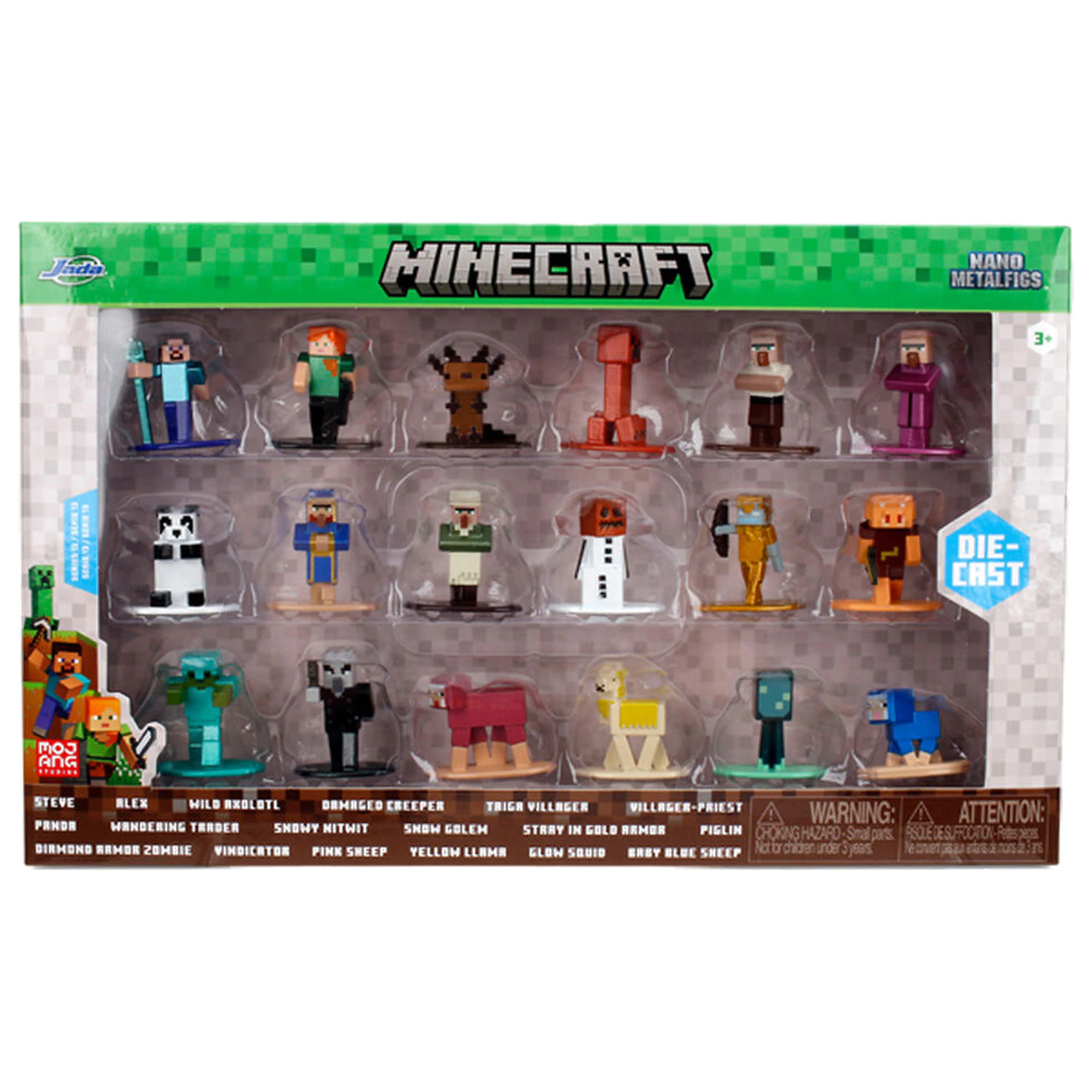 Minecraft pachet 18 figuri 4cm poza produsului