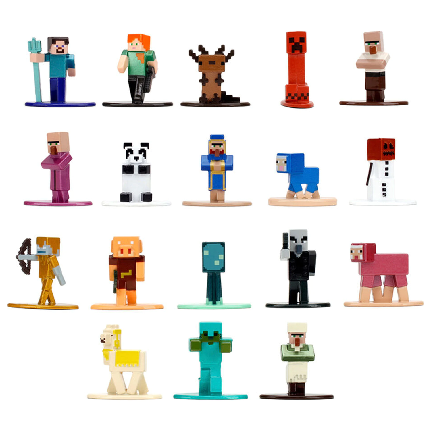 Minecraft pachet 18 figuri 4cm poza produsului