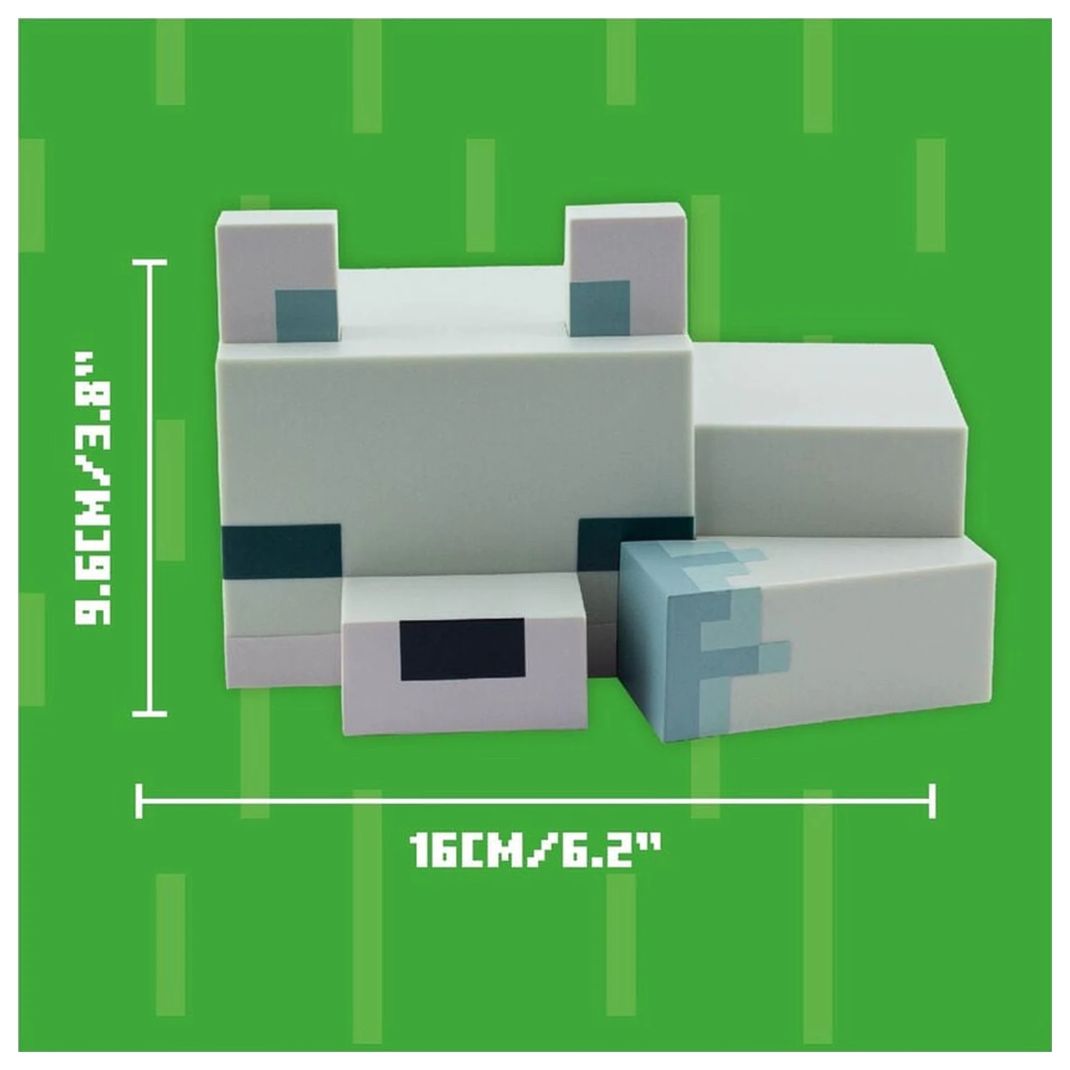 Minecraft 3D Arctic Fox Night Light Lampa de veghe poza produsului