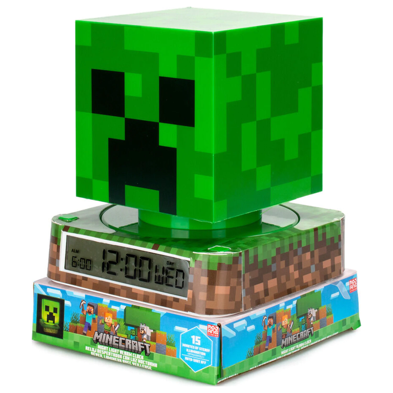 Lampa Minecraft 3D cu alarma poza produsului