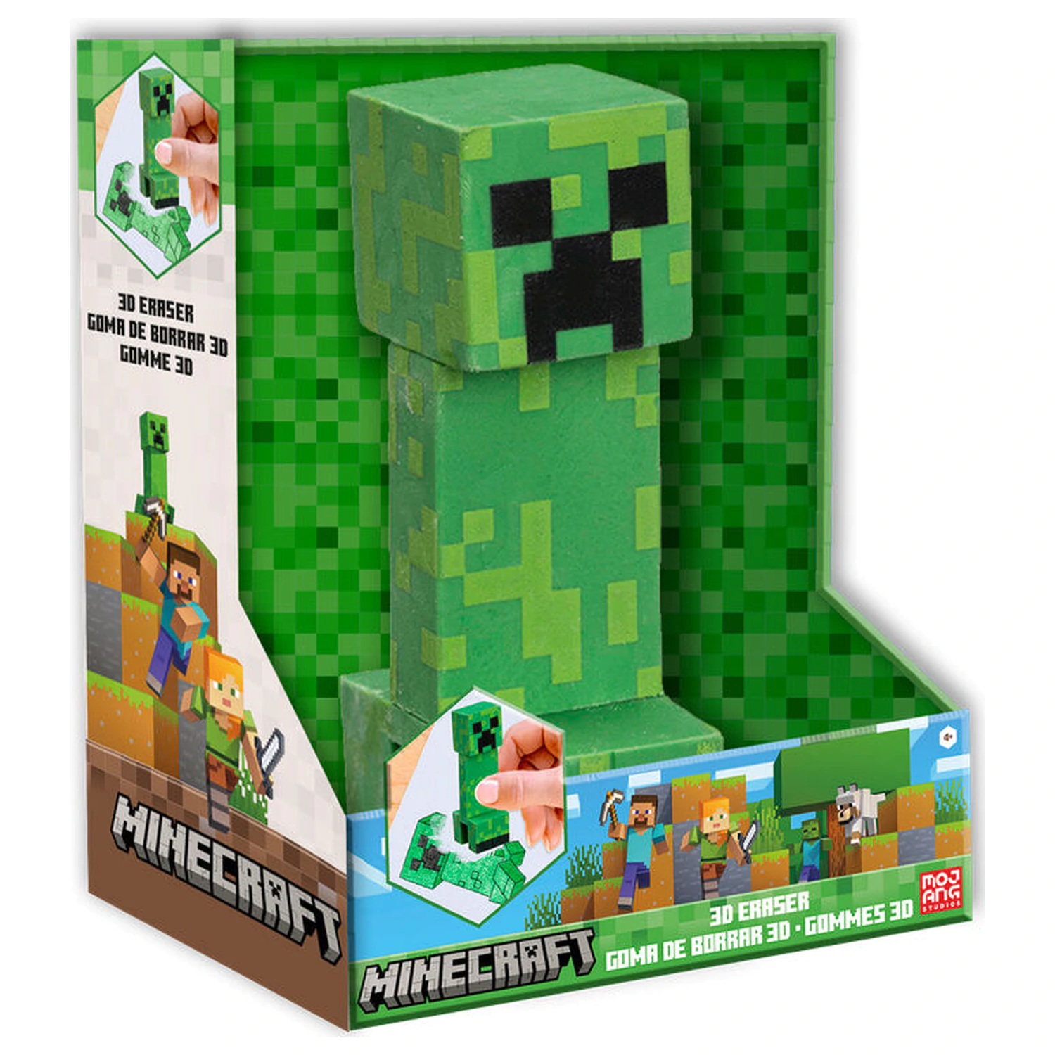 Minecraft guma de sters 3D poza produsului