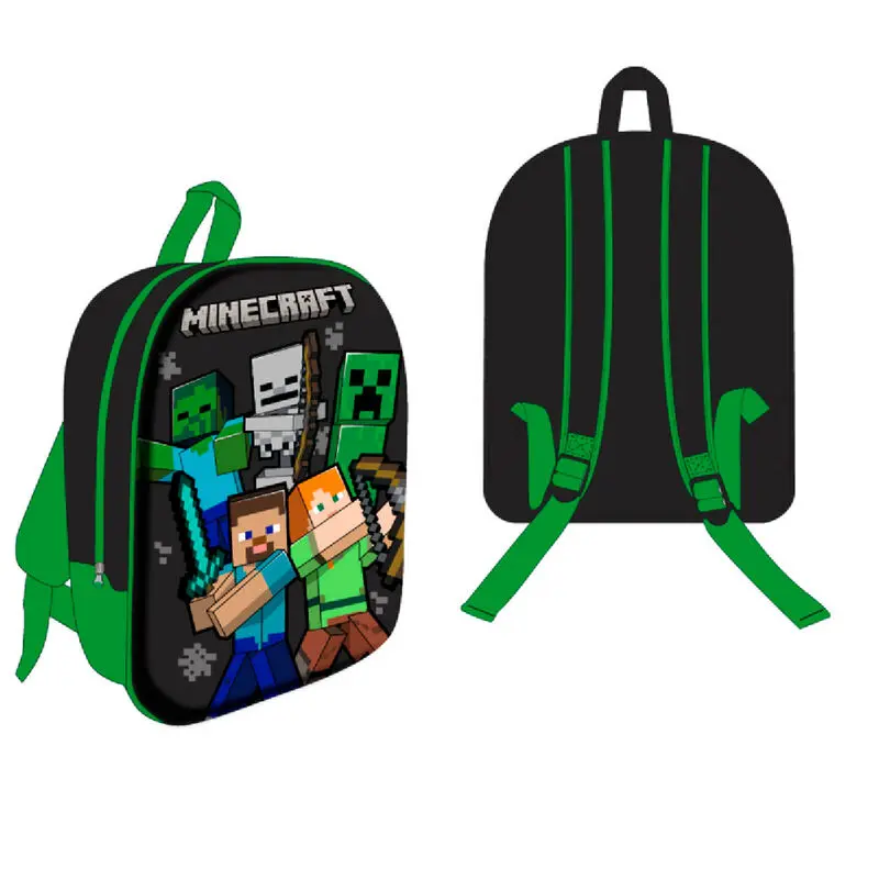 Rucsac 3D Minecraft 30cm poza produsului
