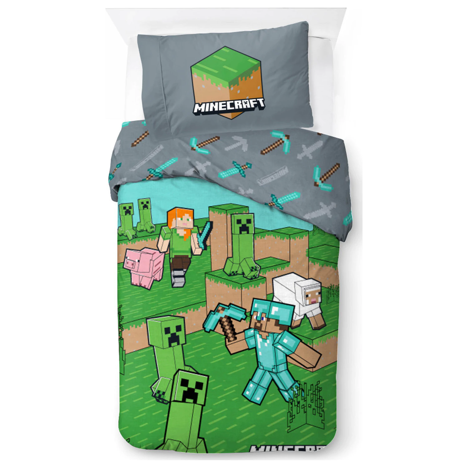 Minecraft Animals and Mobs Husa de pilota poza produsului