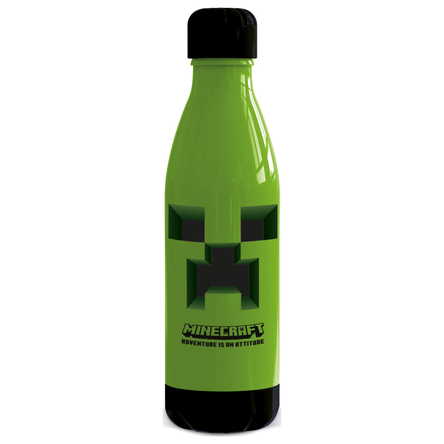 Minecraft Attitude Sticla de apa din plastic cu capac cu filet 660 ml poza produsului