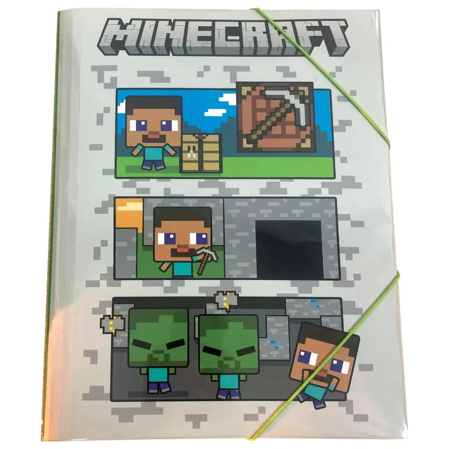 Minecraft Block World A4 dosar elastic poza produsului