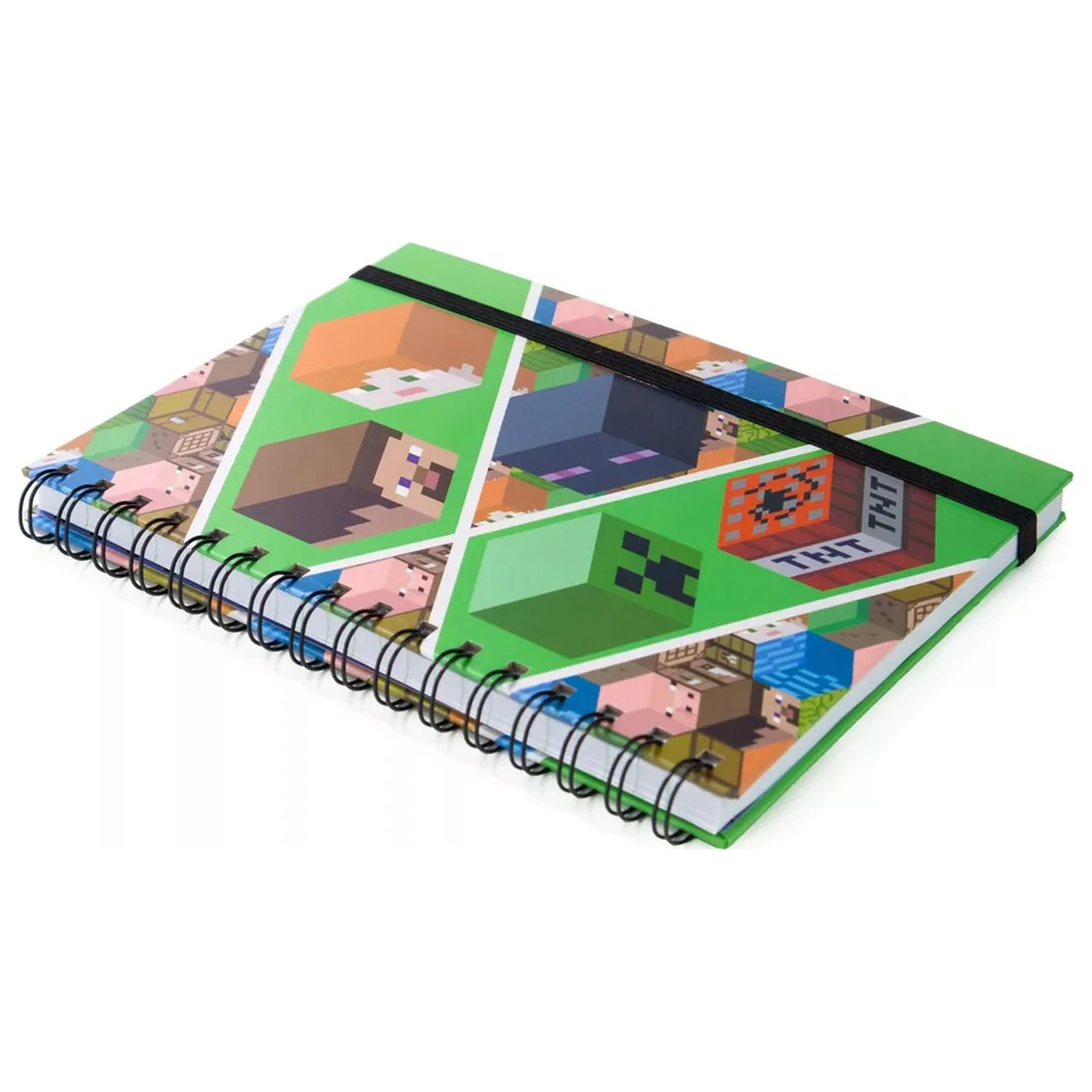 Minecraft Blocks Caiet A5 Liniat Cu Spirala poza produsului