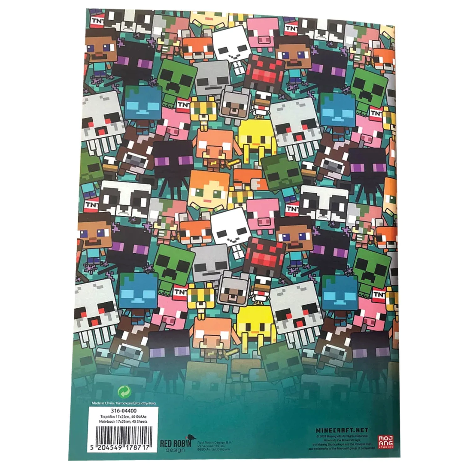 Minecraft Boom B/5 Caiet Liniat 40 de Foi poza produsului