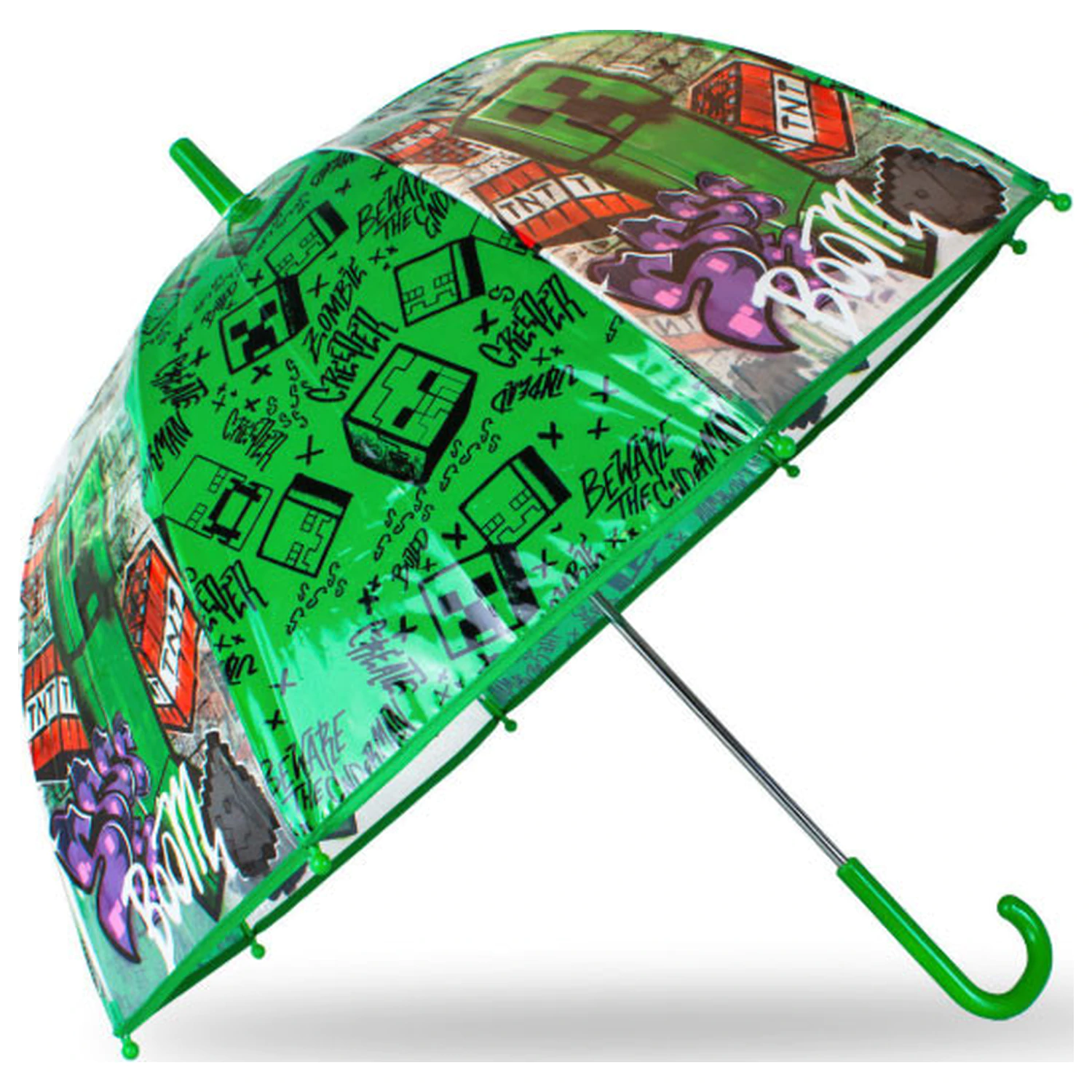 Minecraft Boom Kids Transparent Umbrella poza produsului