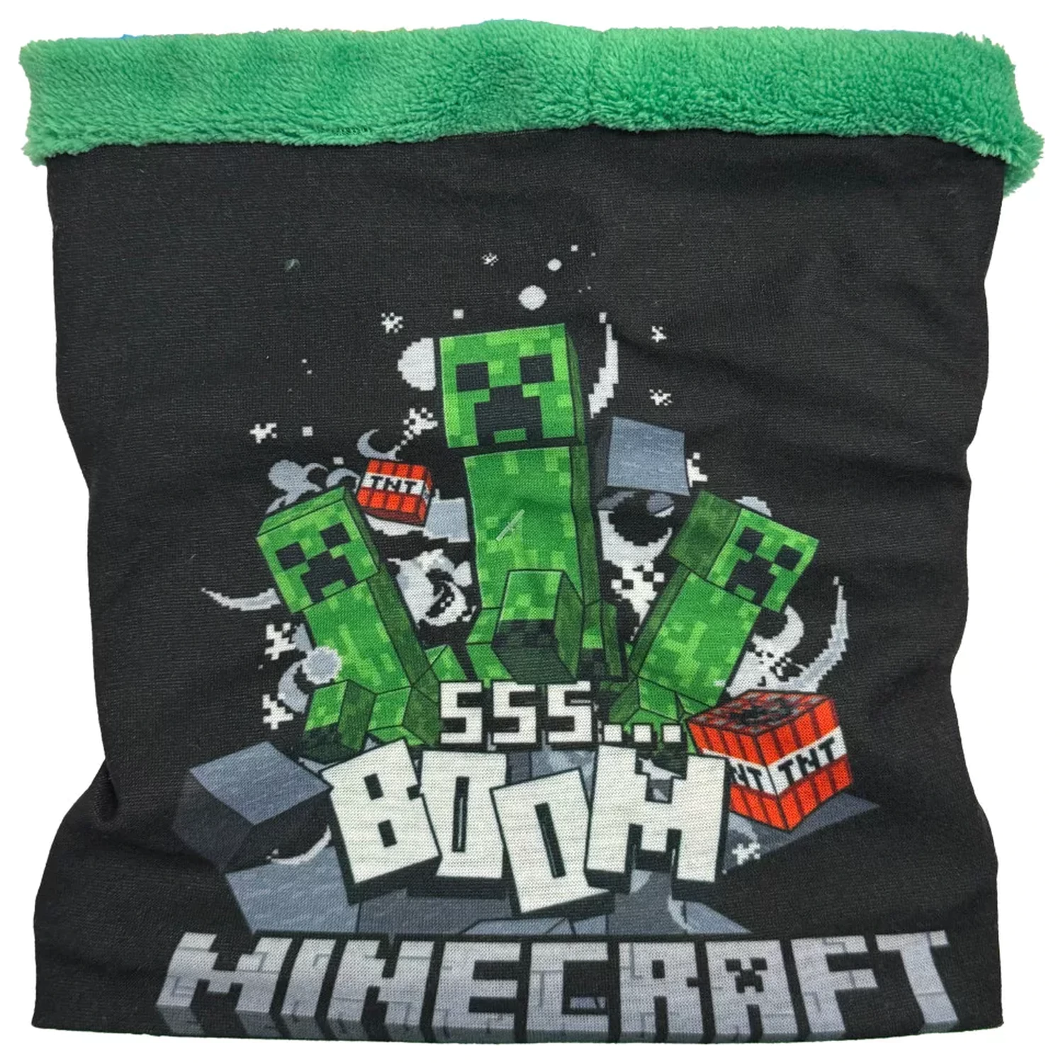 Minecraft Boom Sherpa Kids' Scarf, Snood poza produsului