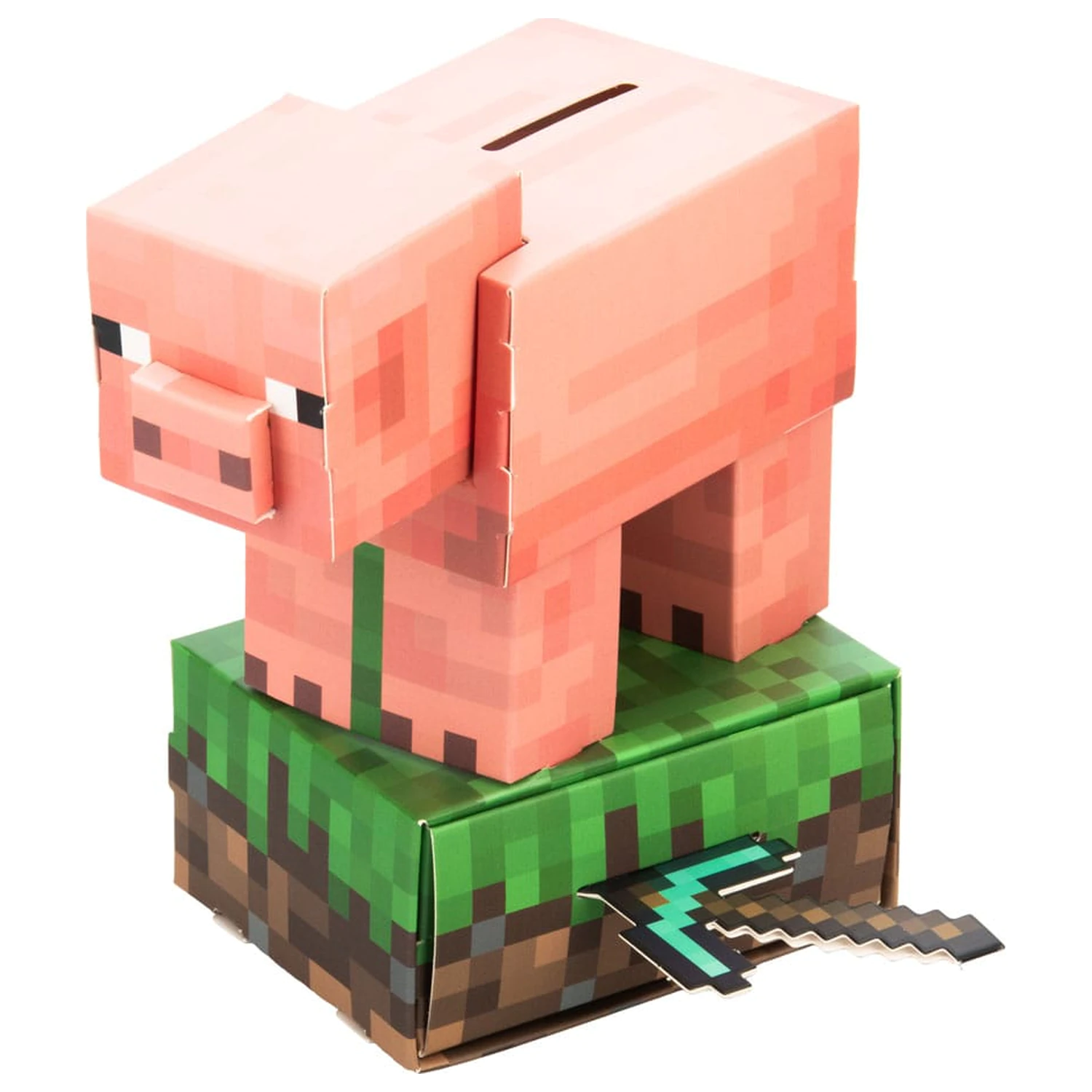 Minecraft Build Your Own Money Bank Treasure Schwein poza produsului