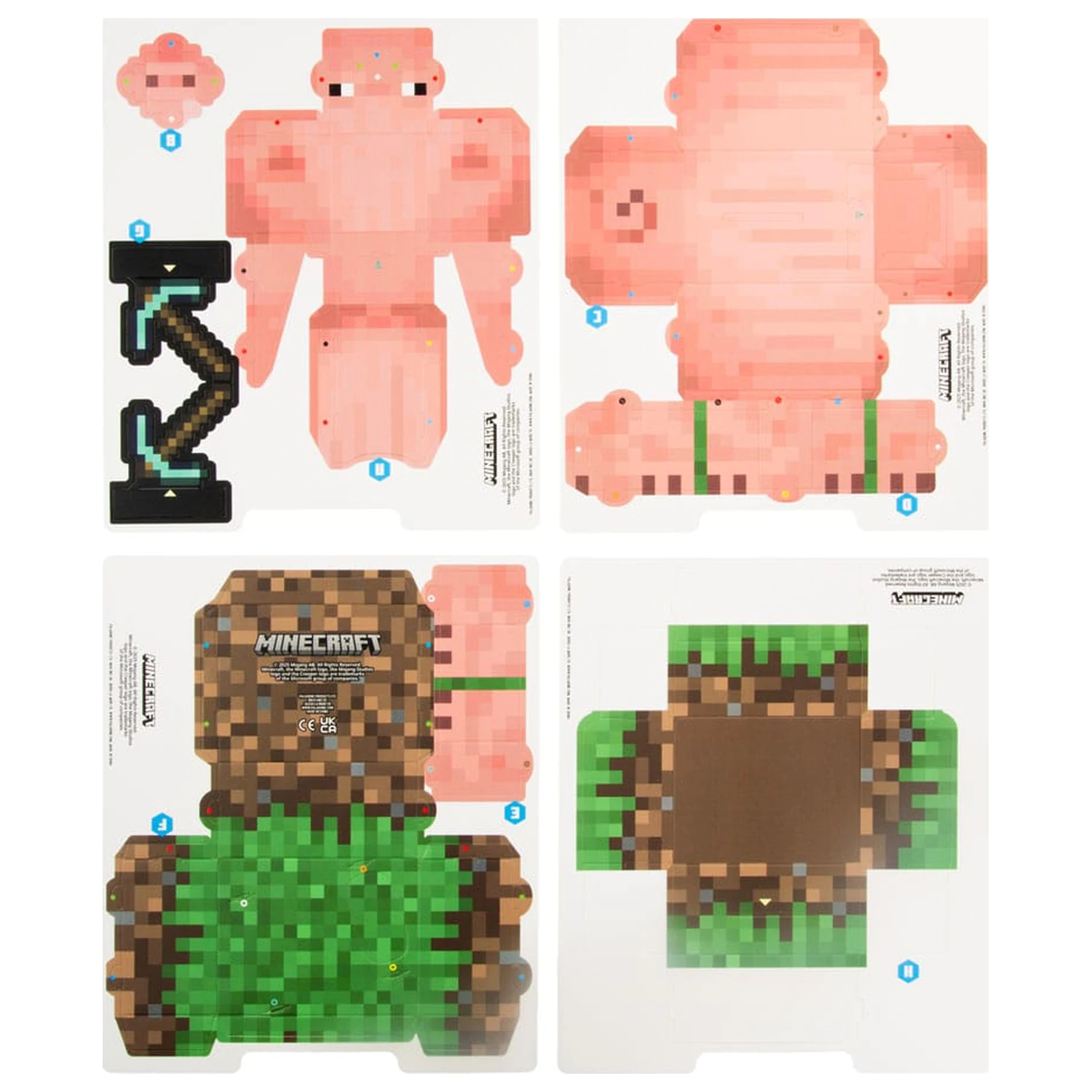 Minecraft Build Your Own Money Bank Treasure Schwein poza produsului