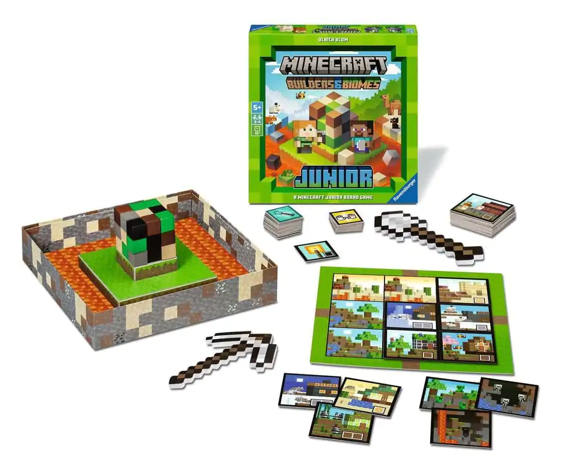 Minecraft Board Game Builders & Biomes Junior - Joc de societate poza produsului