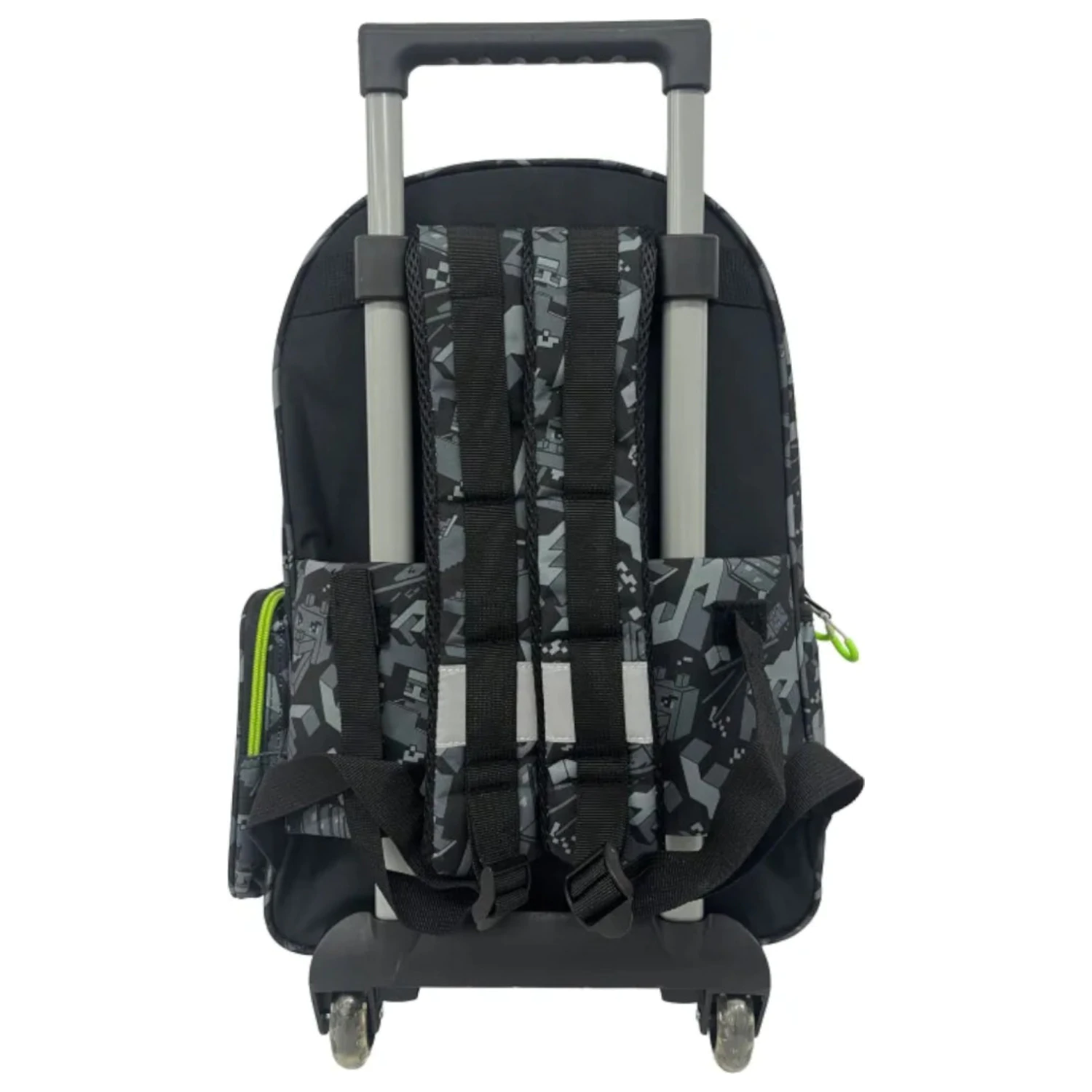 Minecraft Camo Terra ghiozdan scolar cu roti, geanta 46 cm poza produsului