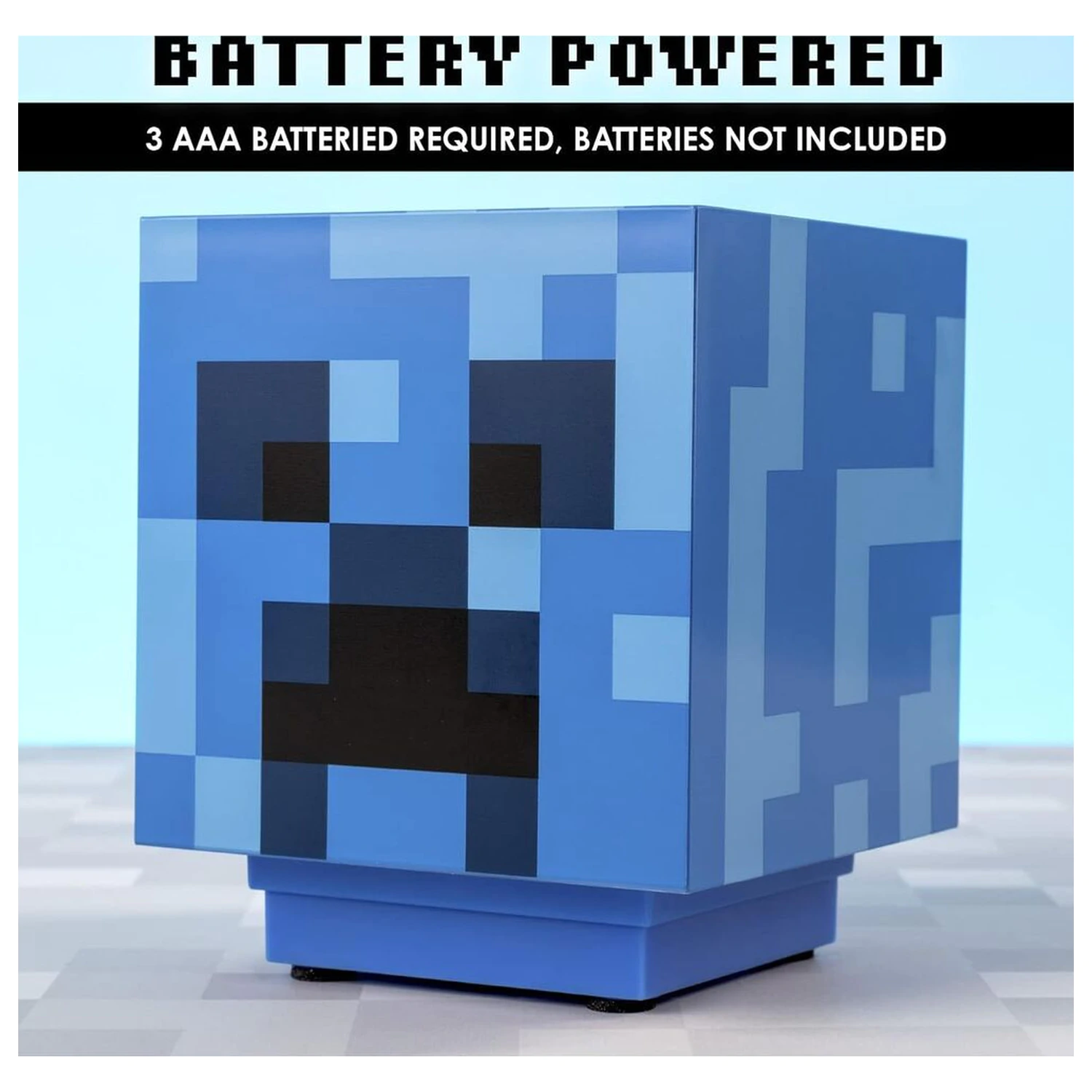 Minecraft Charged Creeper 3D sound lamp poza produsului