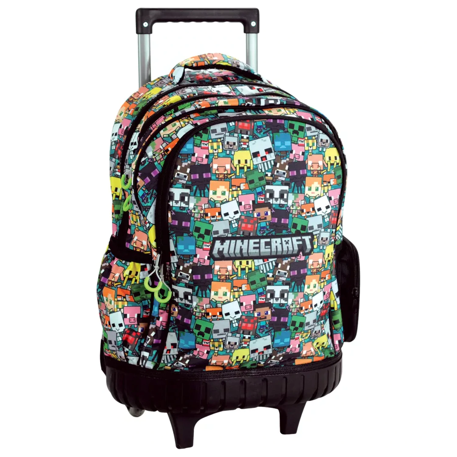 Minecraft Chibi Premium Rucsac scolara rulanta, geanta 42 cm poza produsului