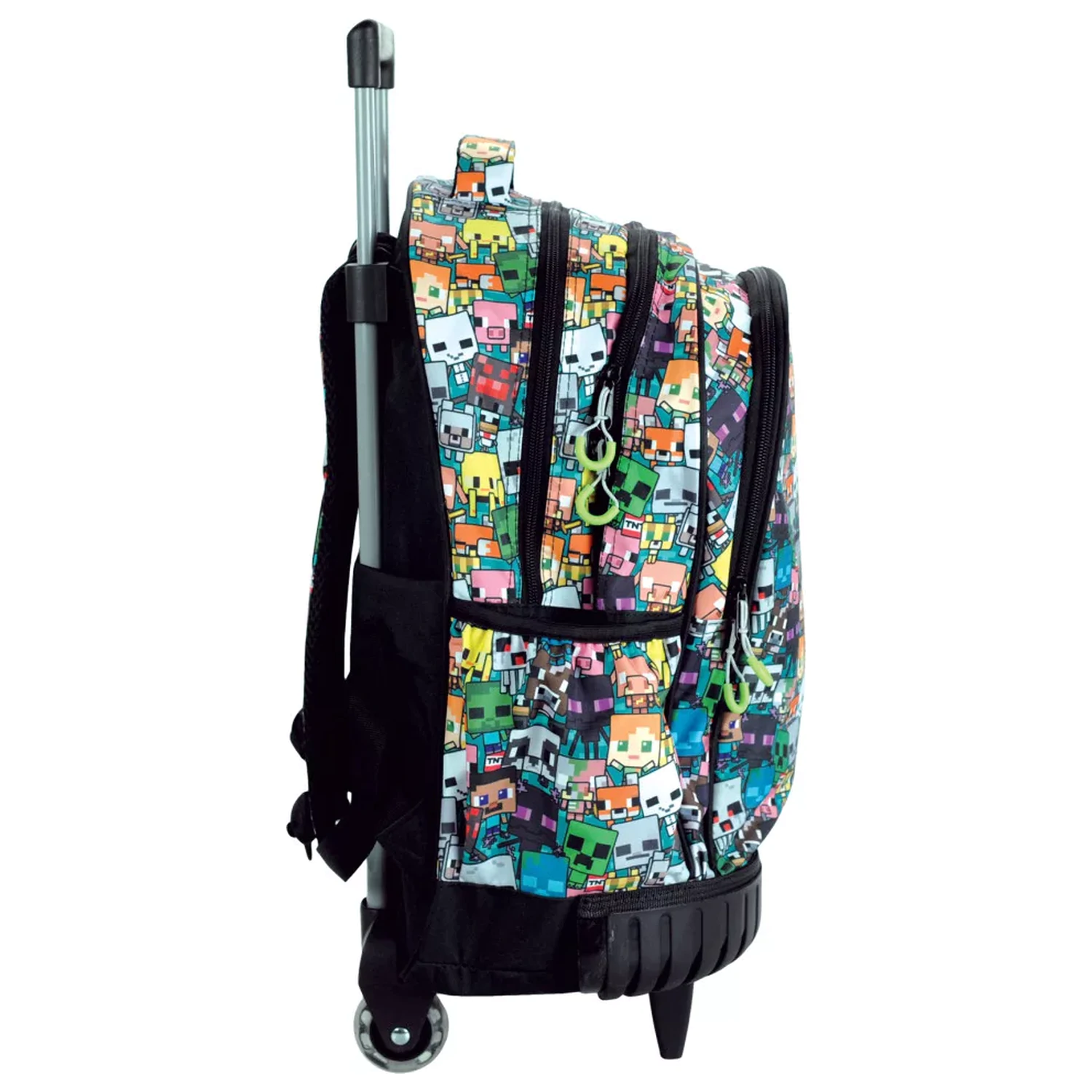 Minecraft Chibi Premium Rucsac scolara rulanta, geanta 42 cm poza produsului