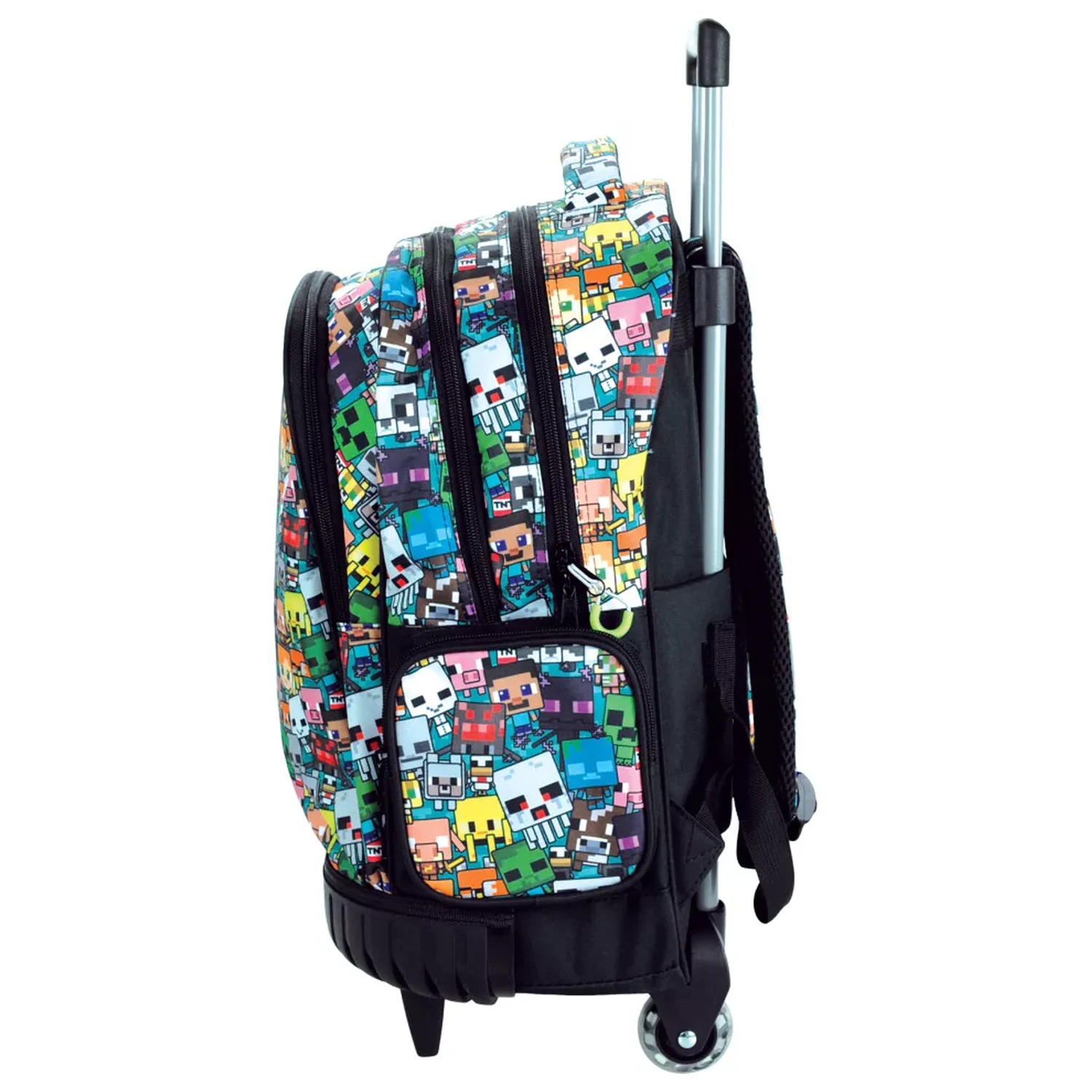 Minecraft Chibi Premium Rucsac scolara rulanta, geanta 42 cm poza produsului