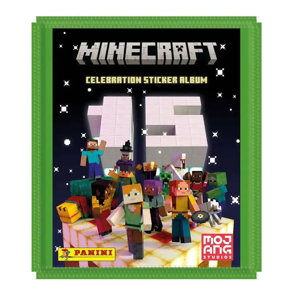 Colecție de stickere Minecraft Eco-Blister Aniversarea de 15 ani *Versiune germană* poza produsului