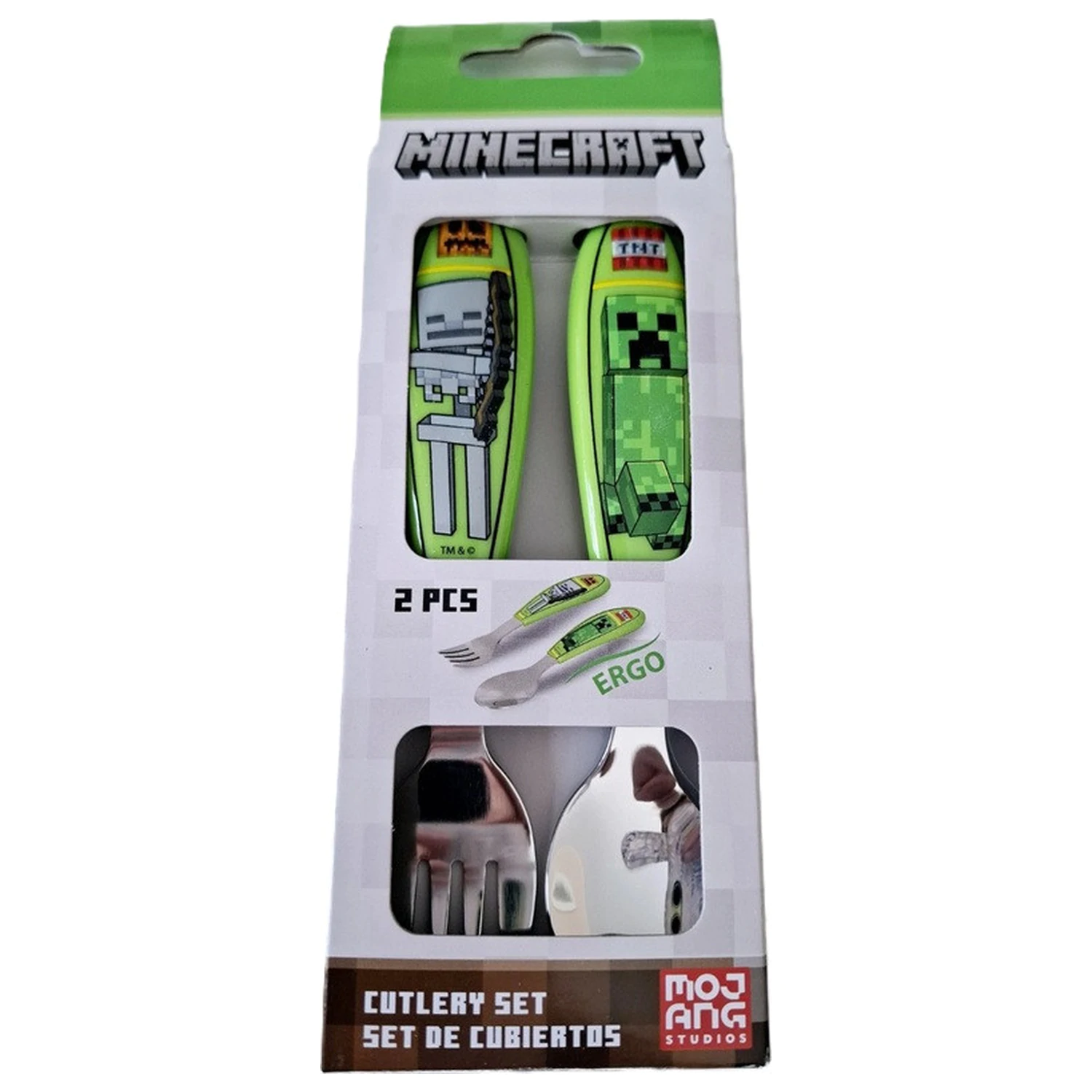 Minecraft Core Metal Ergo Set tacamuri - 2 piese poza produsului