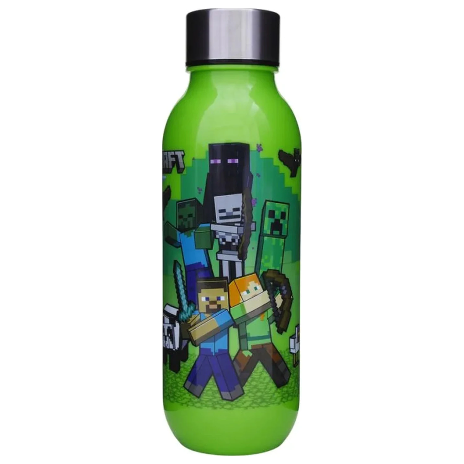 Minecraft Crafting sticla de apa din plastic cu capac cu filet 640 ml poza produsului